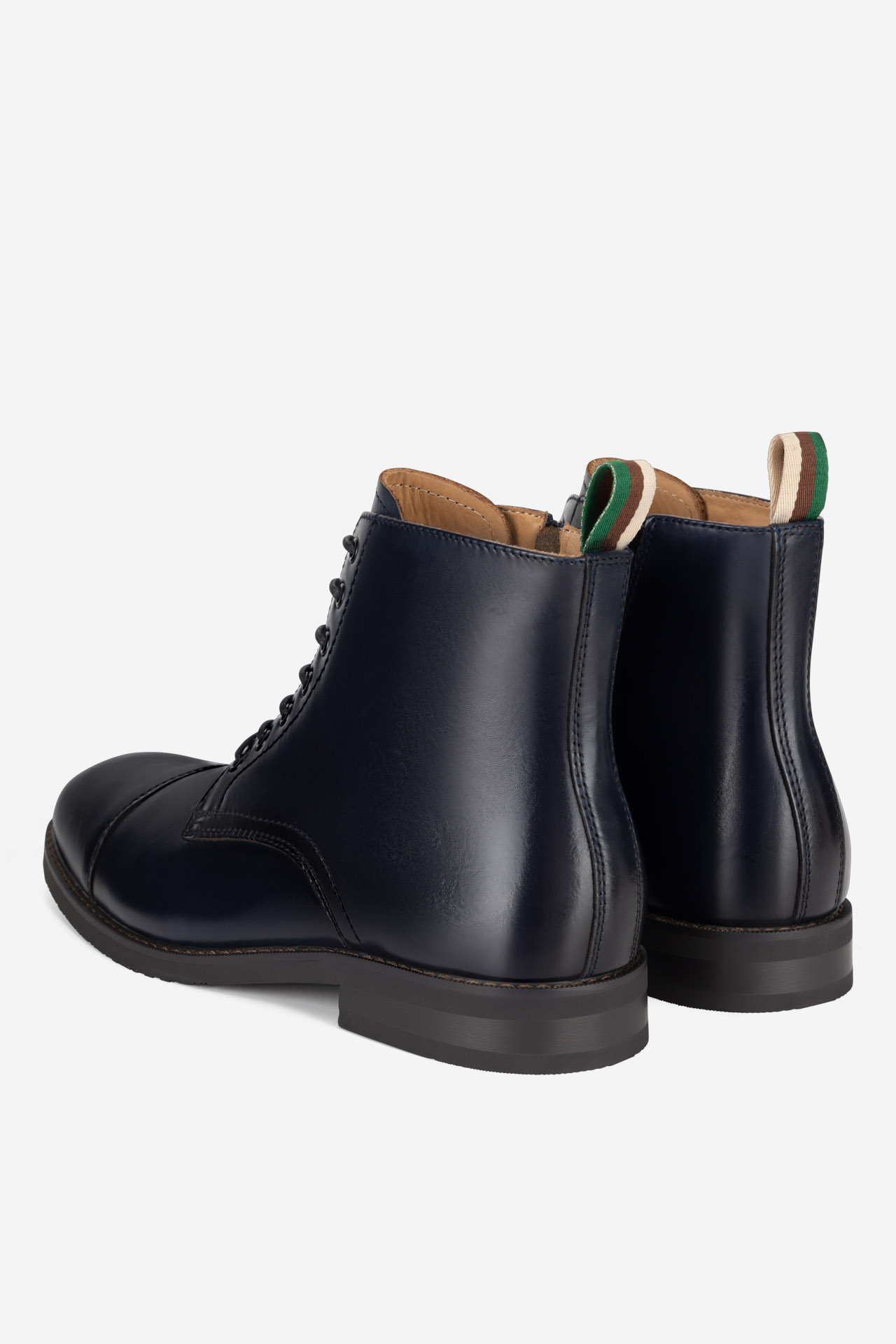 Gležnjarji z vezalkami Mornarsko modra