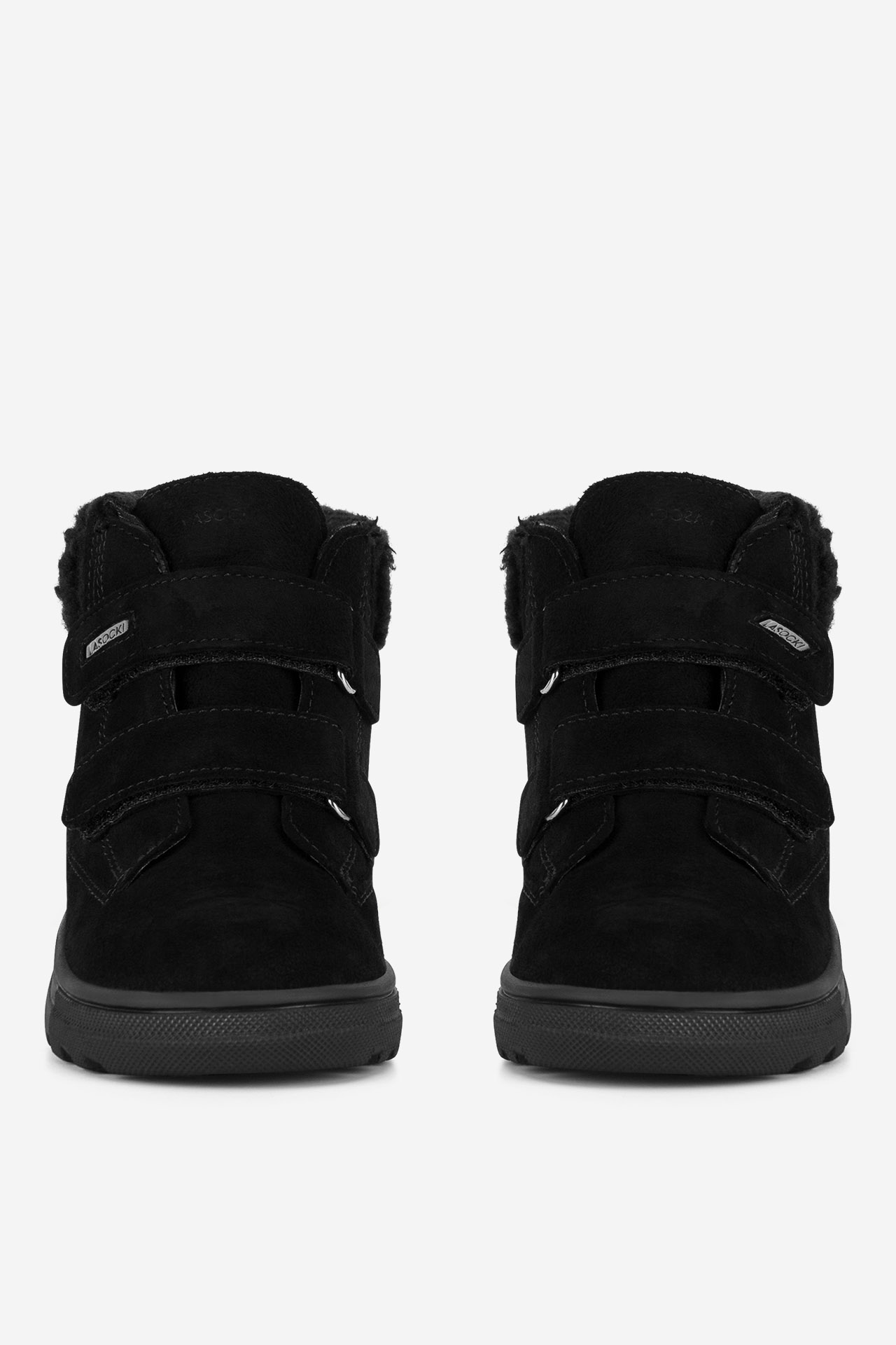 Šněrovací vyšší obuv ČERNÁ