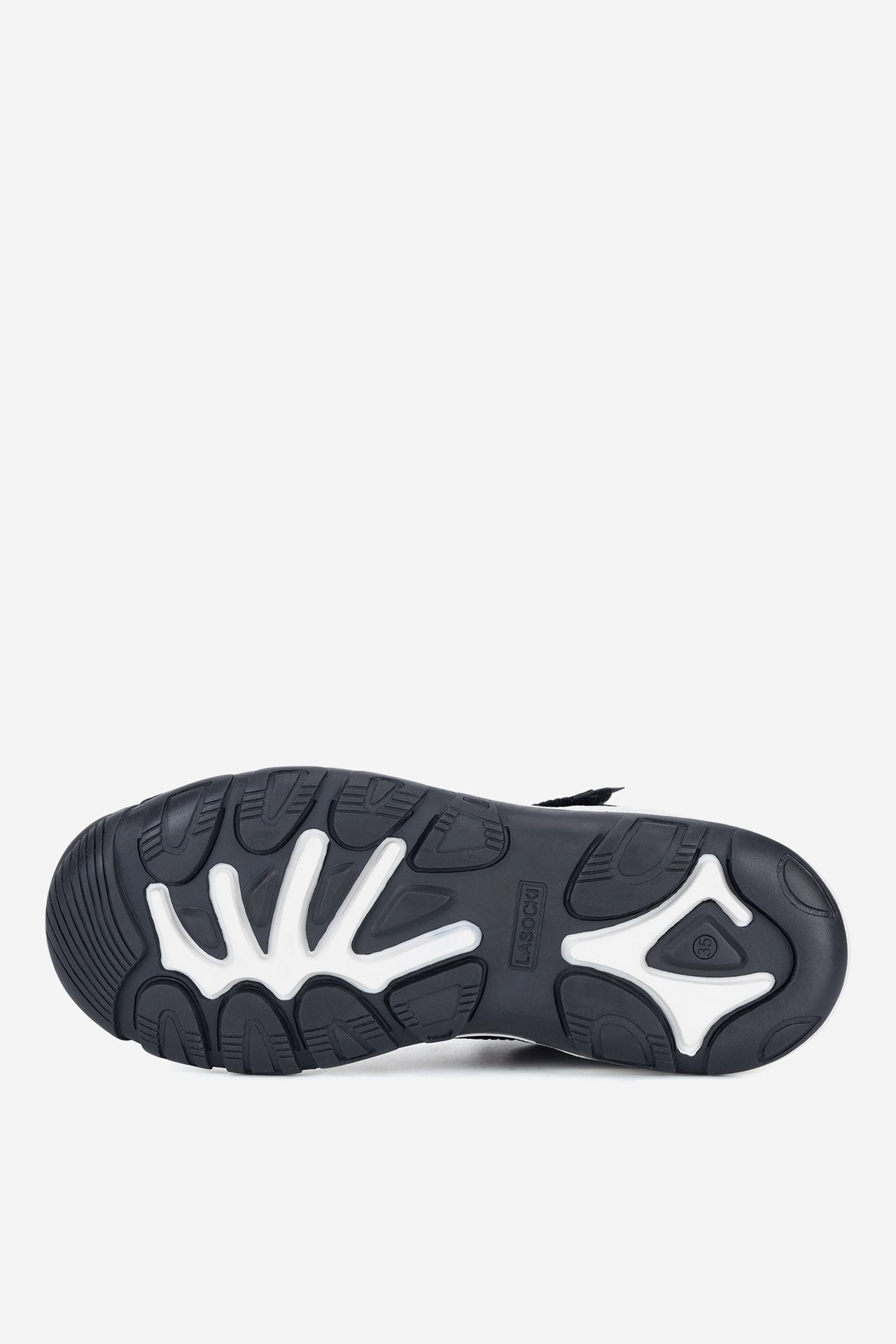 Šněrovací vyšší obuv ČERNÁ