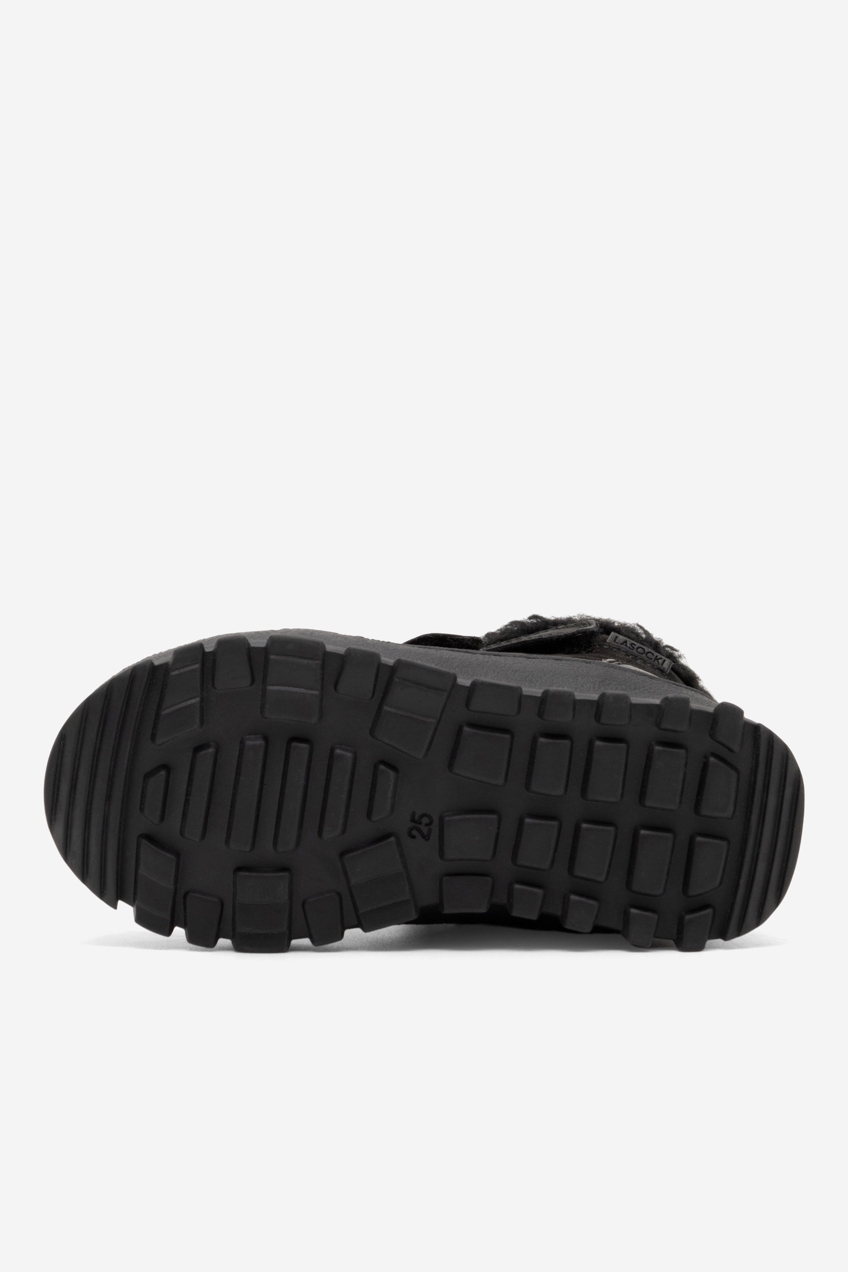 Šněrovací vyšší obuv ČERNÁ