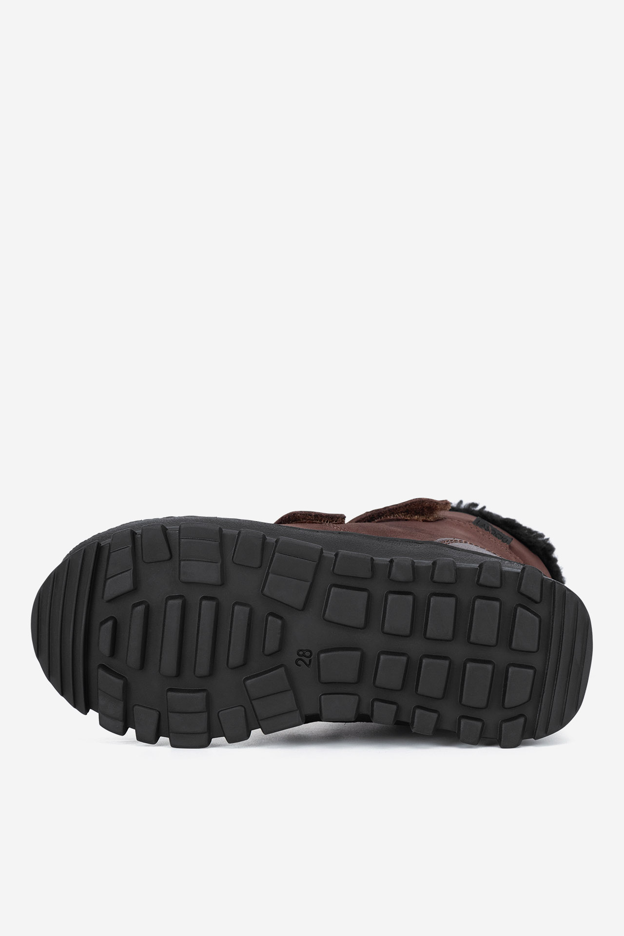 Šněrovací vyšší obuv HNĚDÁ