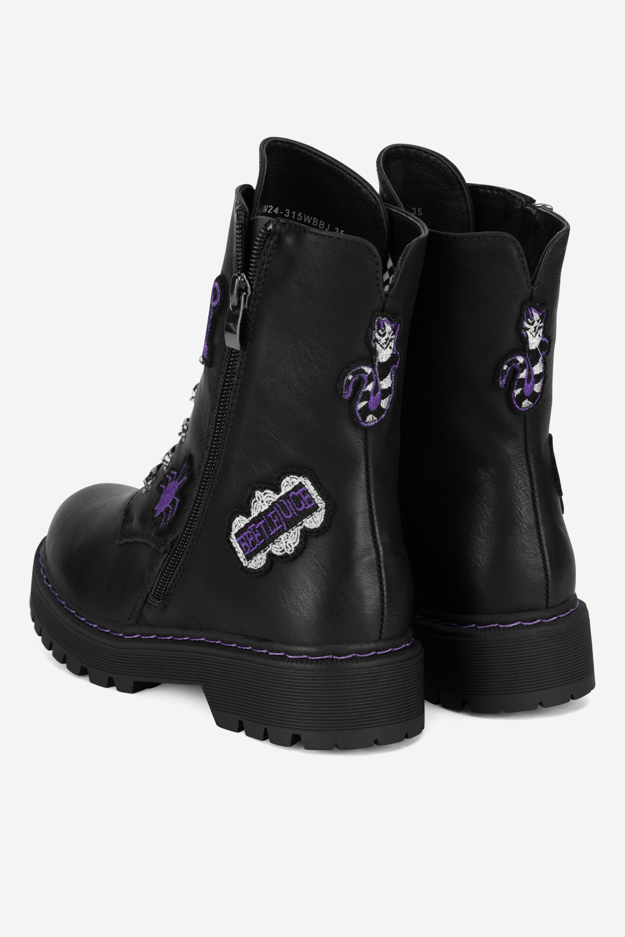 Gležnjarji z vezalkami Črna