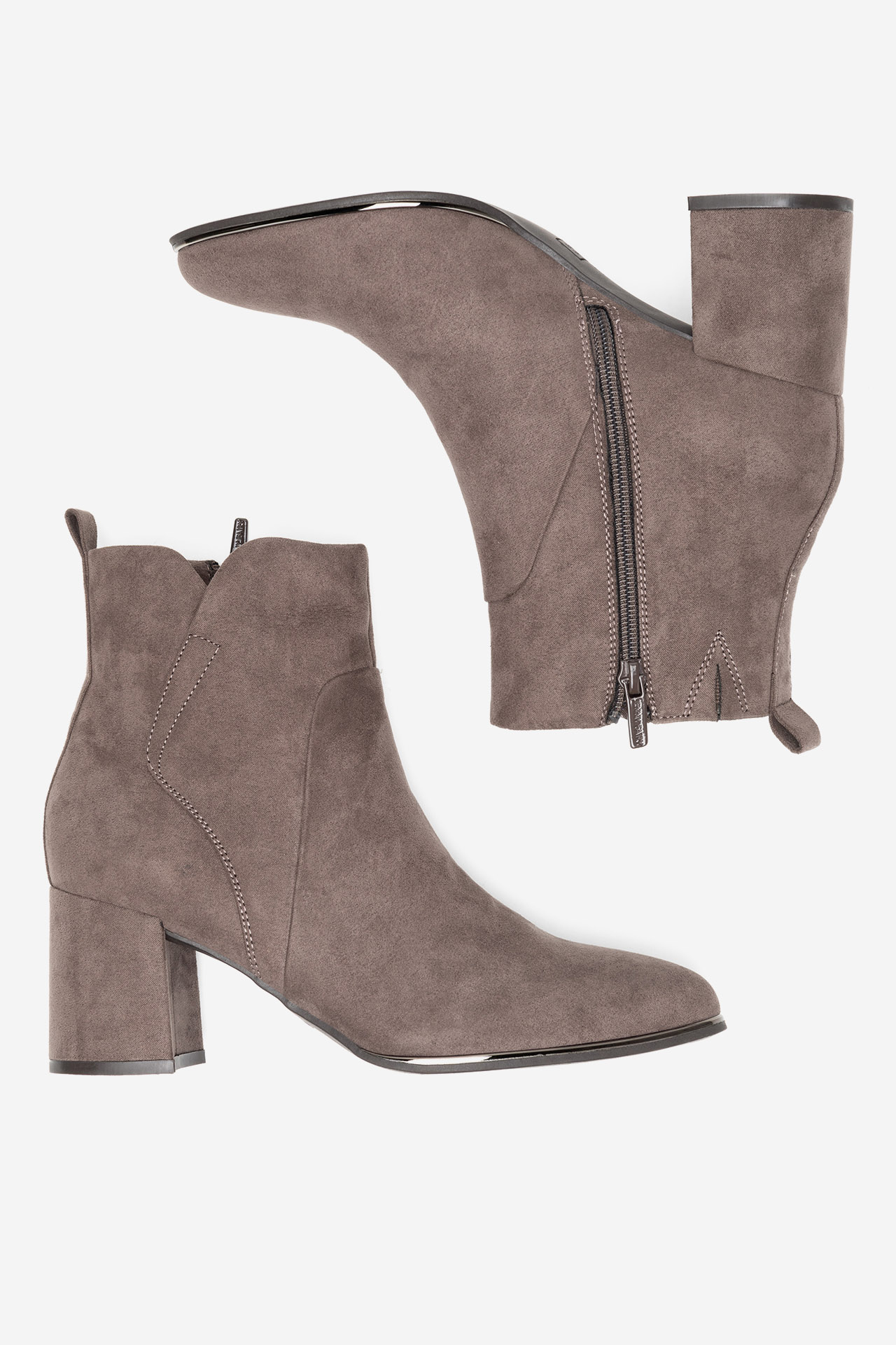 Kotníková obuv ŠEDÁ