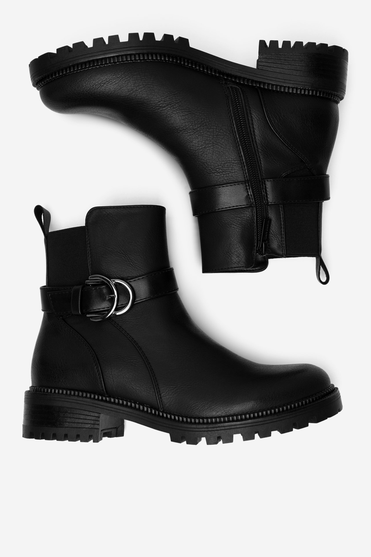 Kotníková obuv ČERNÁ