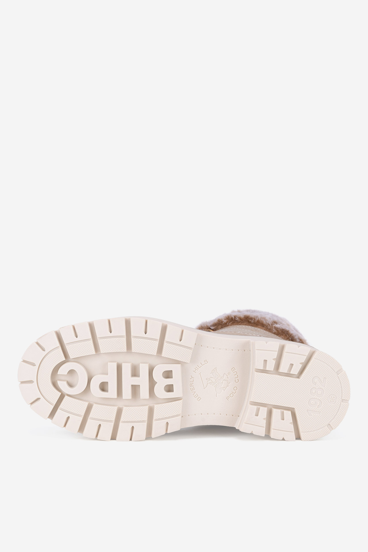 Šněrovací vyšší obuv BÉŽOVÁ