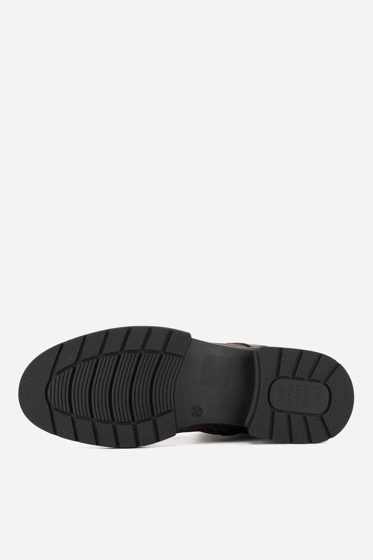 Šněrovací vyšší obuv MĚDĚNÁ