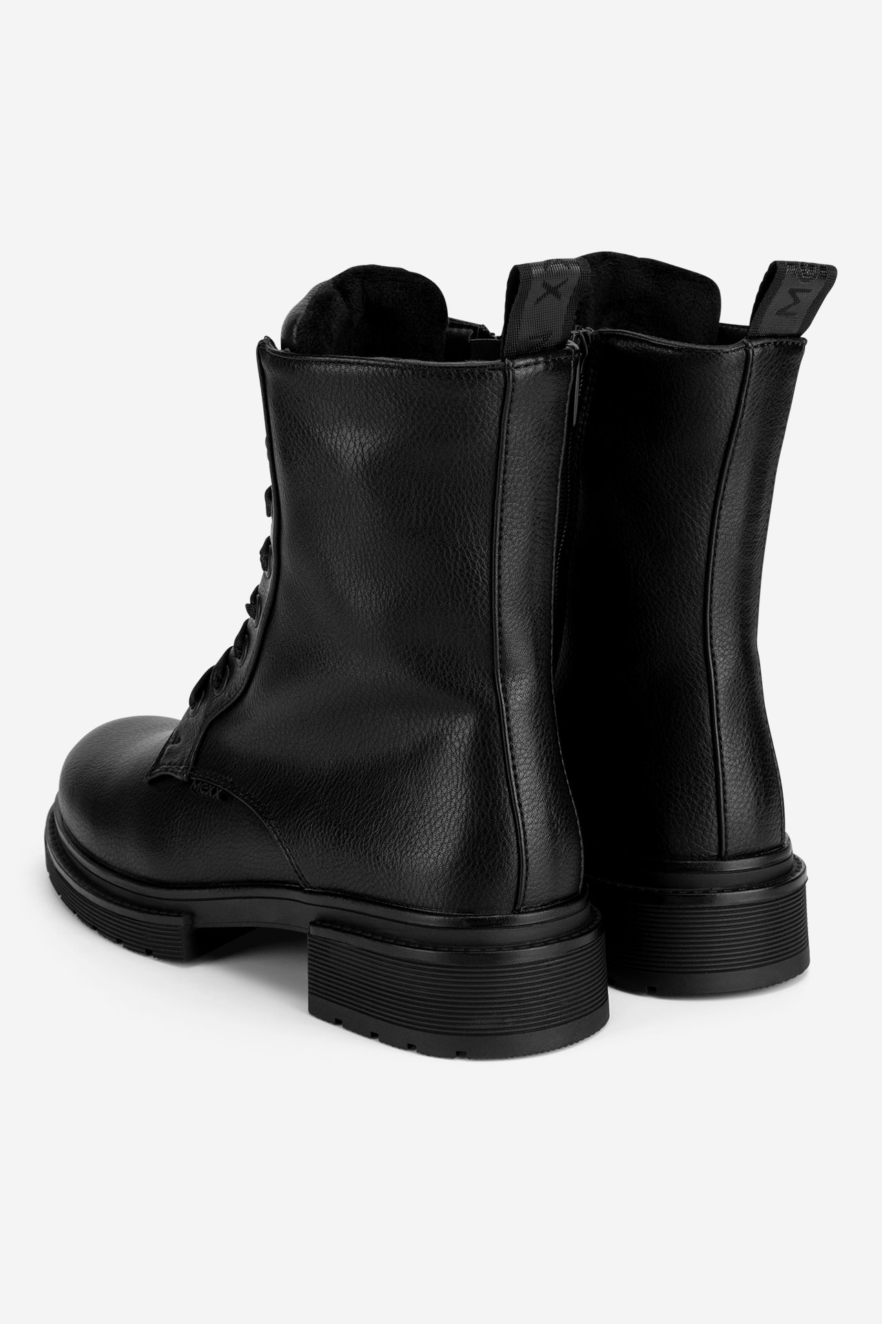 Šněrovací vyšší obuv ČERNÁ