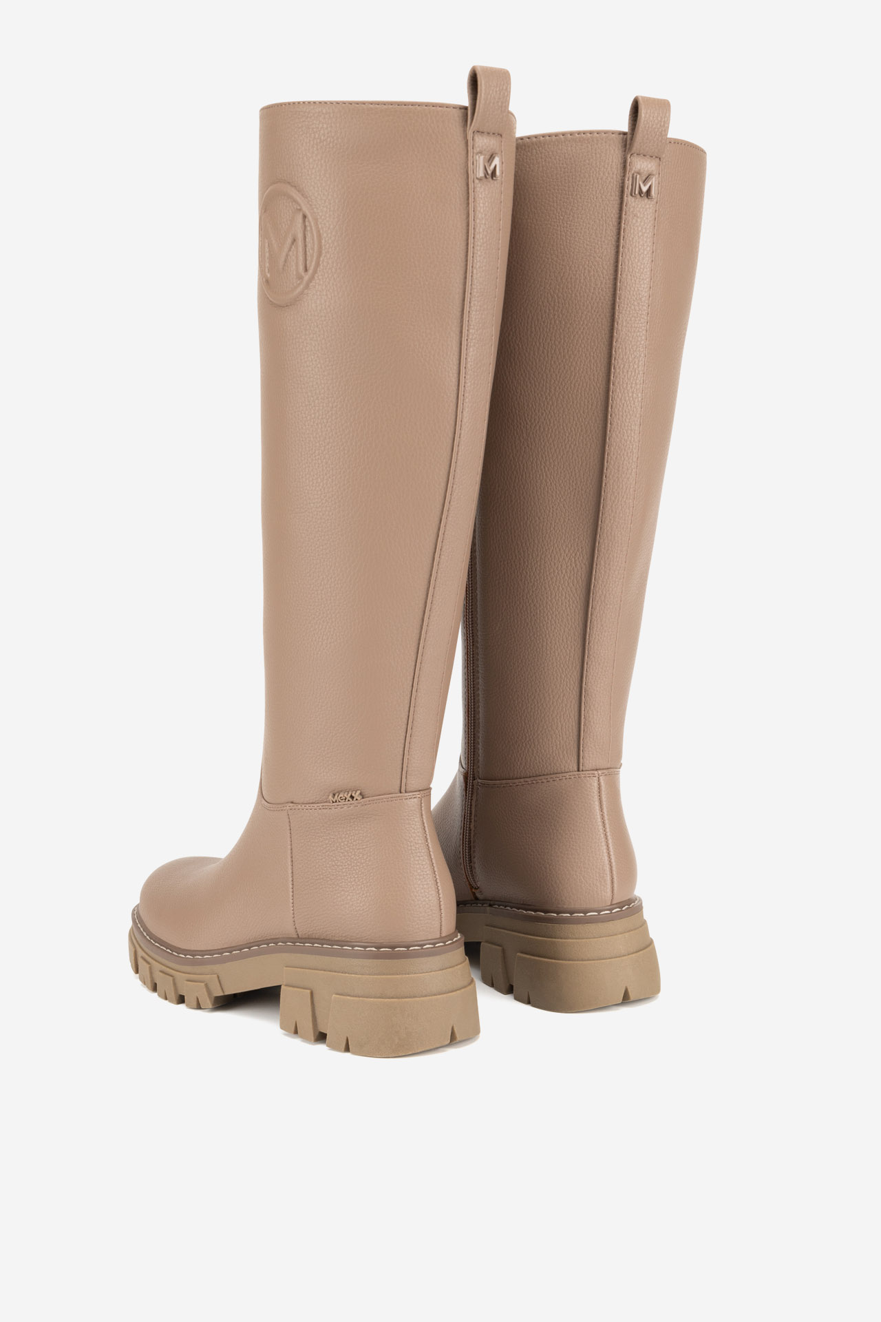 Kozačky TMAVĚ BÉŽOVÁ