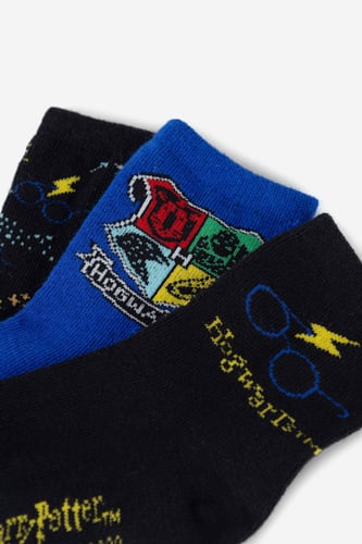 Čarape Harry Potter ACCCS-AW24-226WBHP (3-PACK) Crna