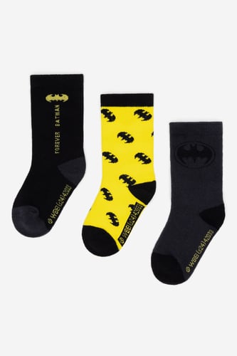 Čarape Batman ACCCS-AW24-223WBBAT (3-PACK) Crna