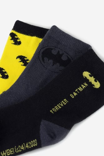 Čarape Batman ACCCS-AW24-223WBBAT (3-PACK) Crna