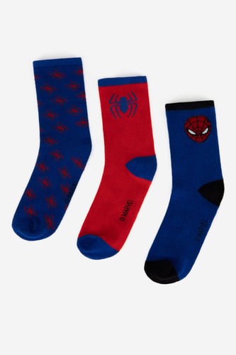 Čarape Spiderman ACCCS-AW24-224SPRMV-A (3-PACK) Plava