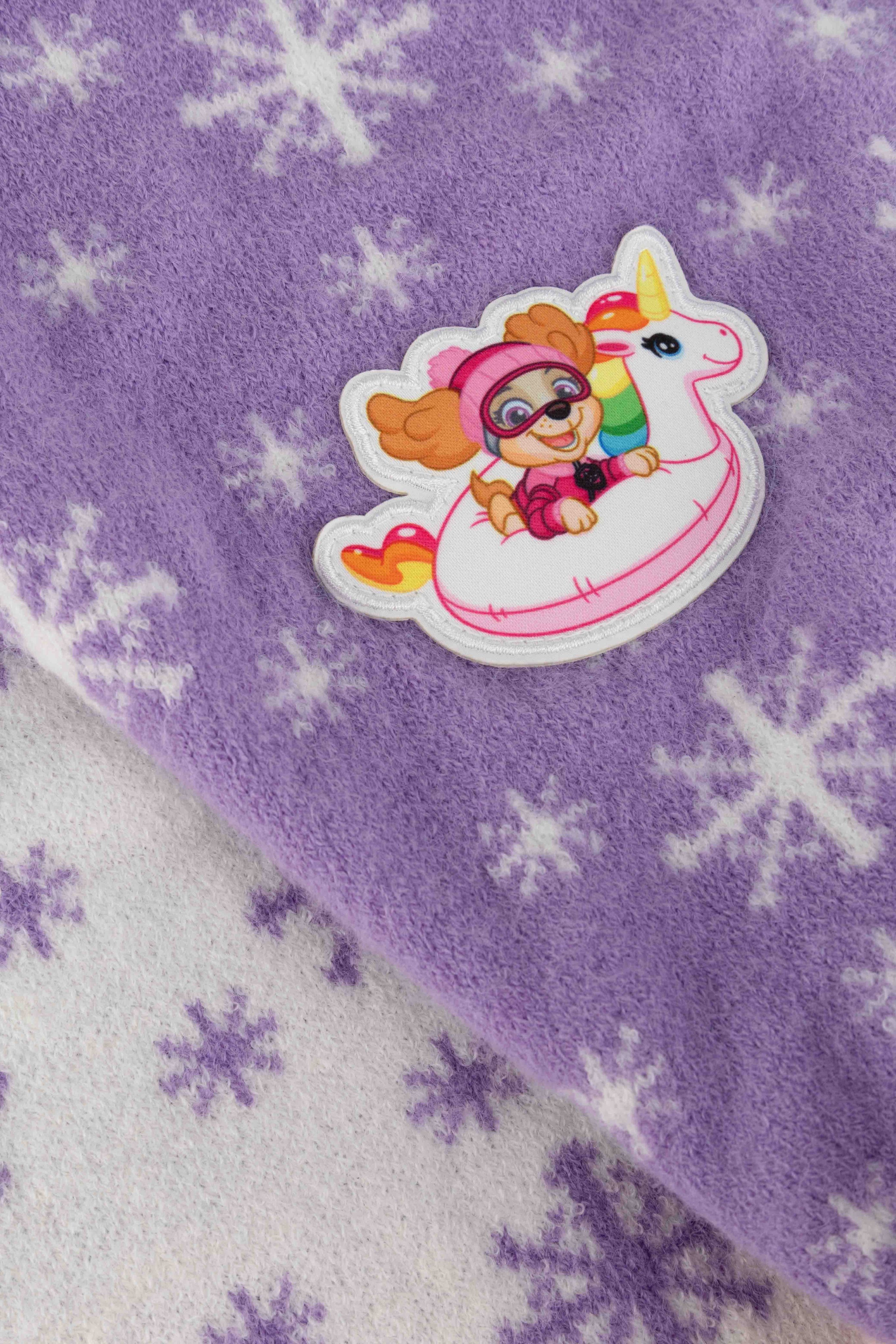 Dětská šála FIALOVÁ