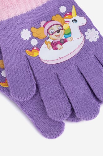 Dětské rukavice Paw Patrol ACCCS-AW24-314PAW Fialová