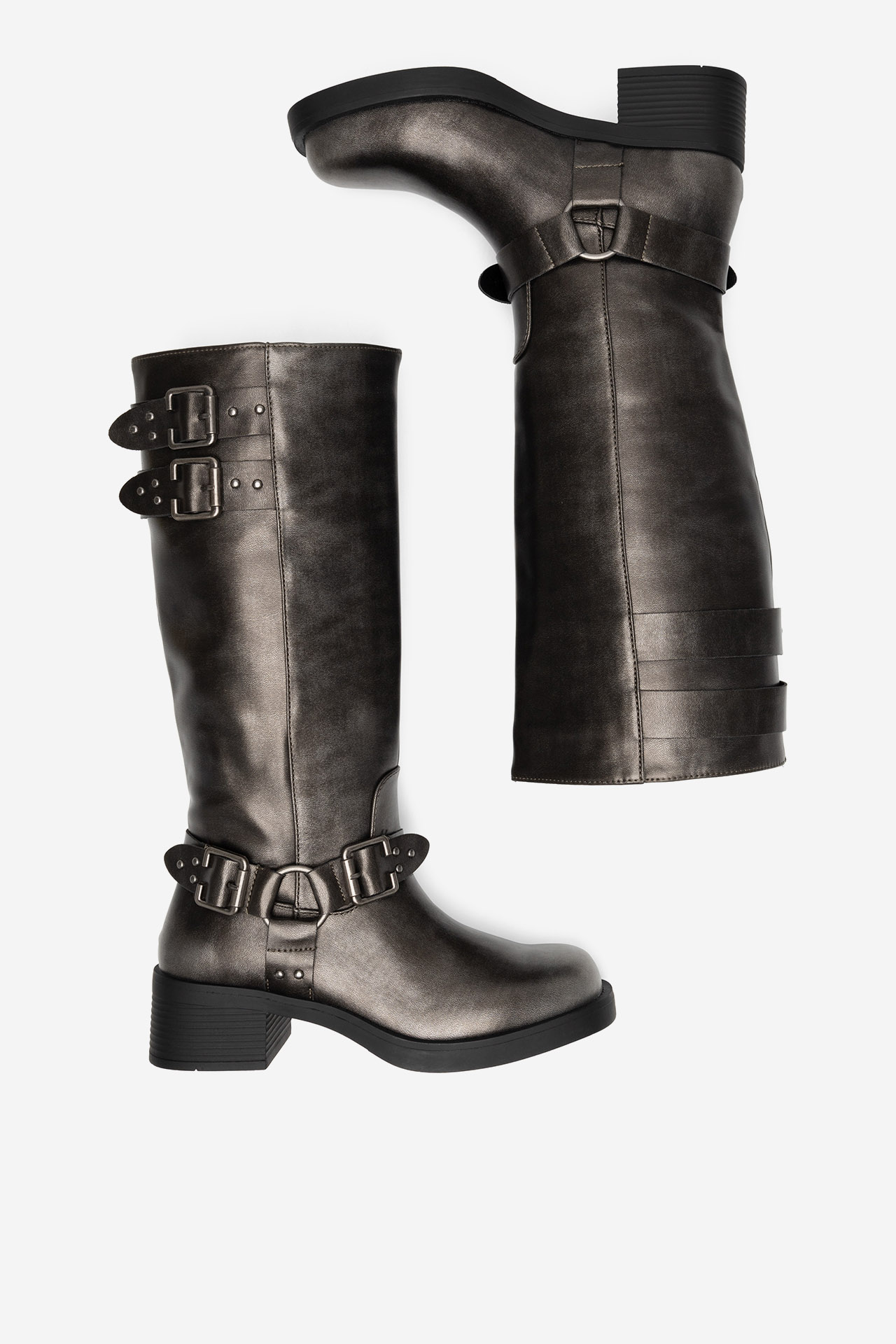 Kozačky STŘÍBRNÁ