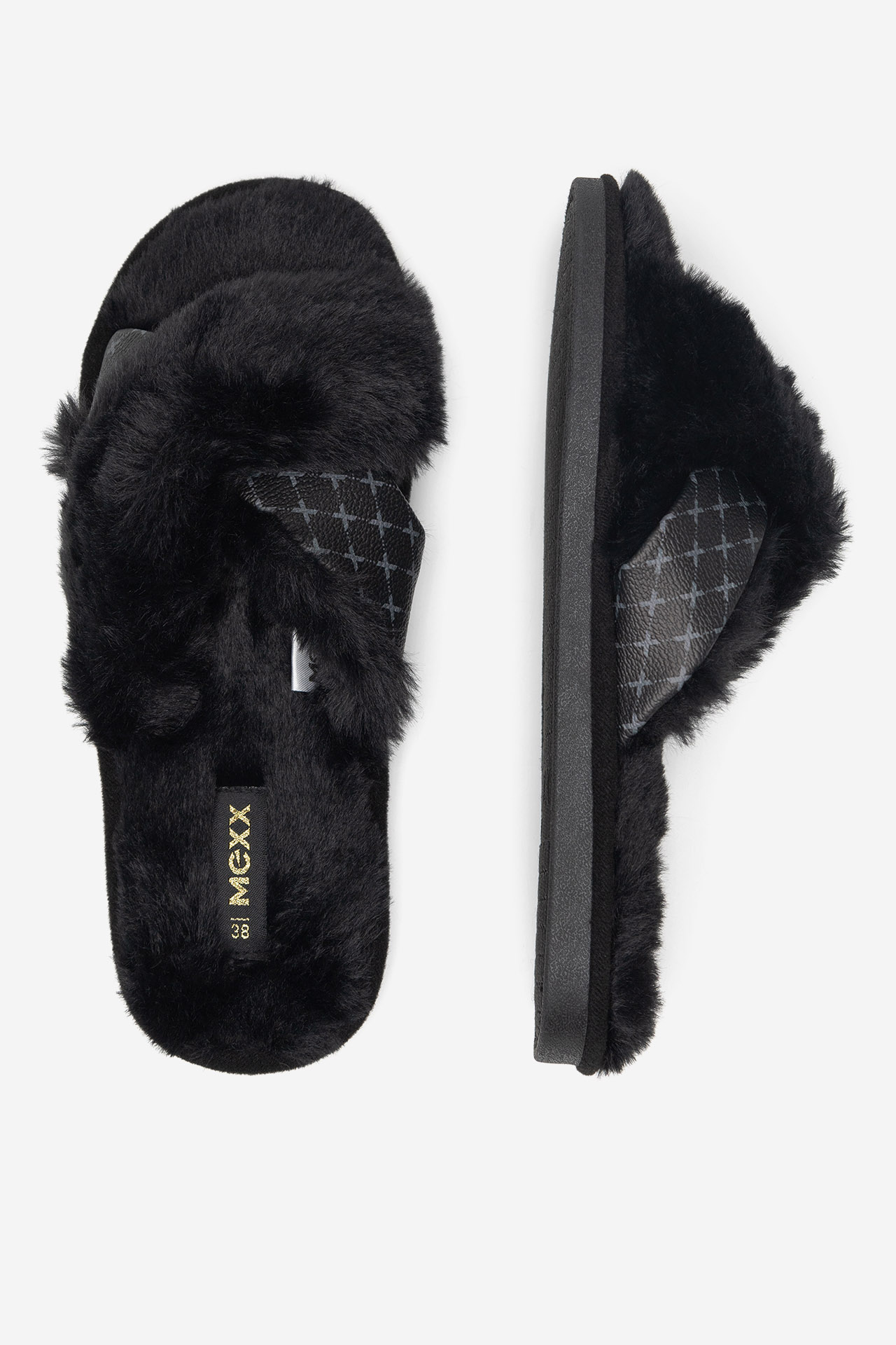 Papuci de casă NEGRU