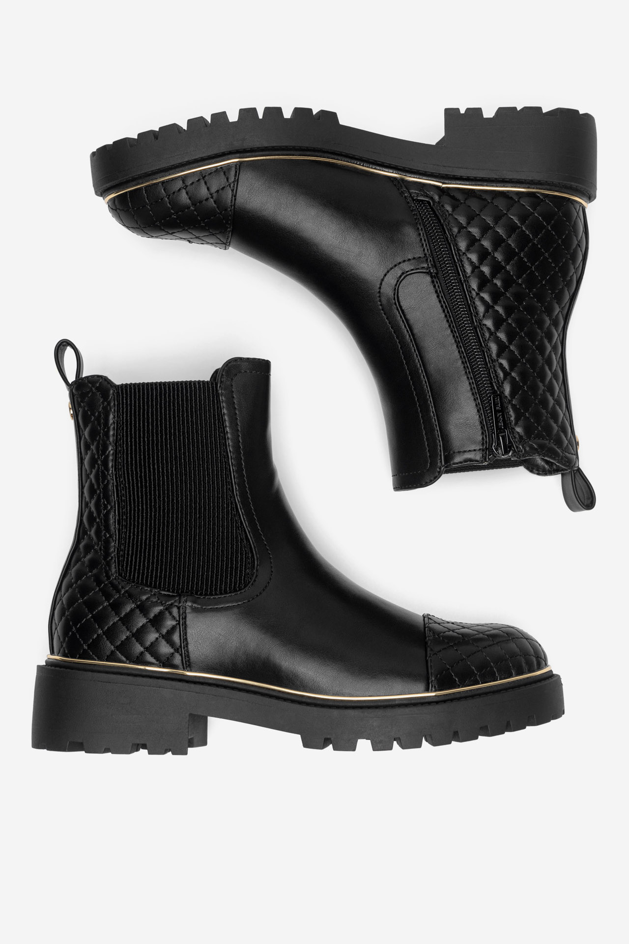 Kotníková obuv ČERNÁ