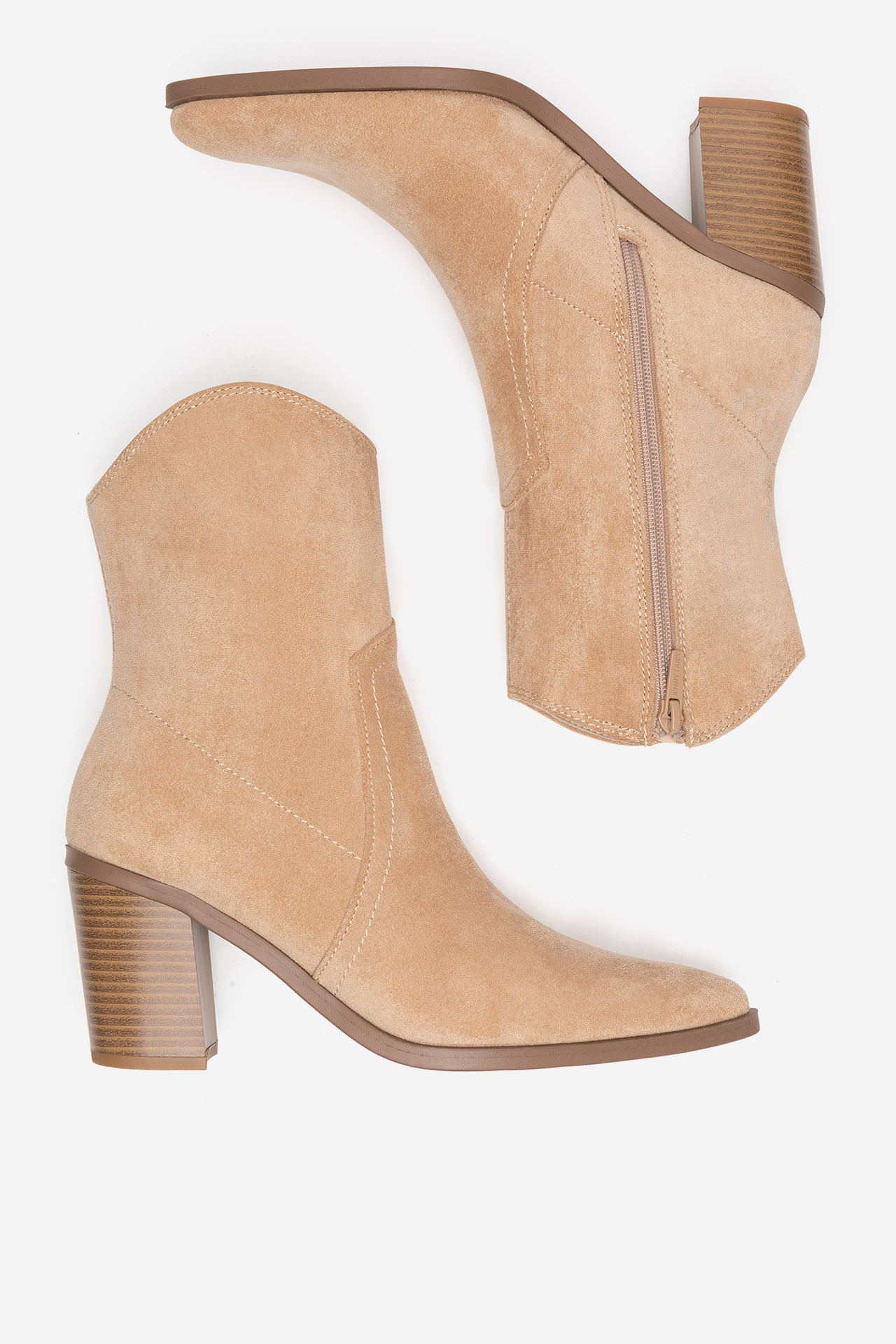 Kotníková obuv BÉŽOVÁ