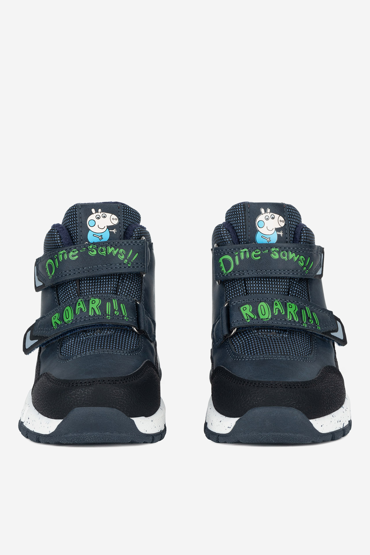 Gležnjarji z vezalkami Mornarsko modra