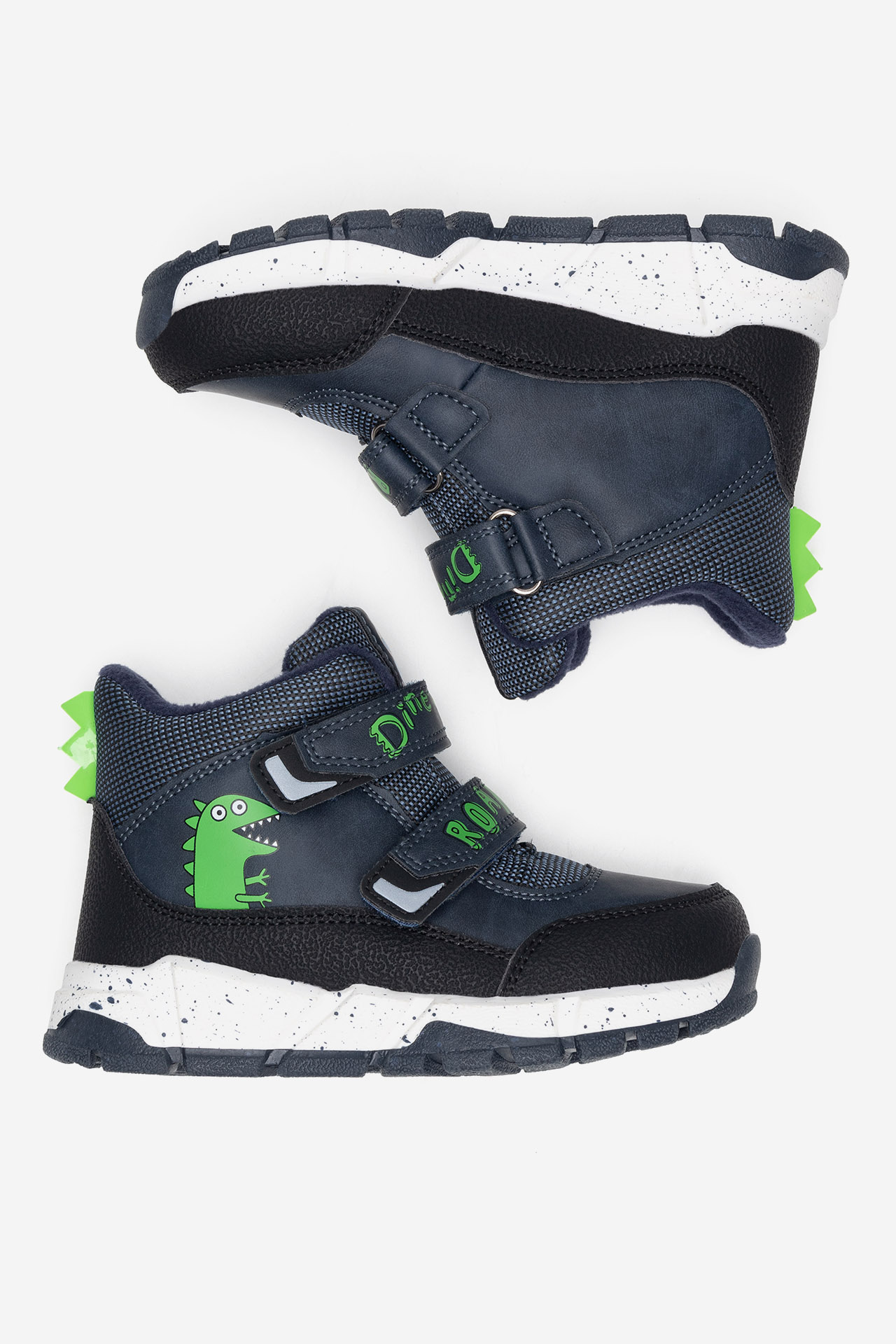 Gležnjarji z vezalkami Mornarsko modra