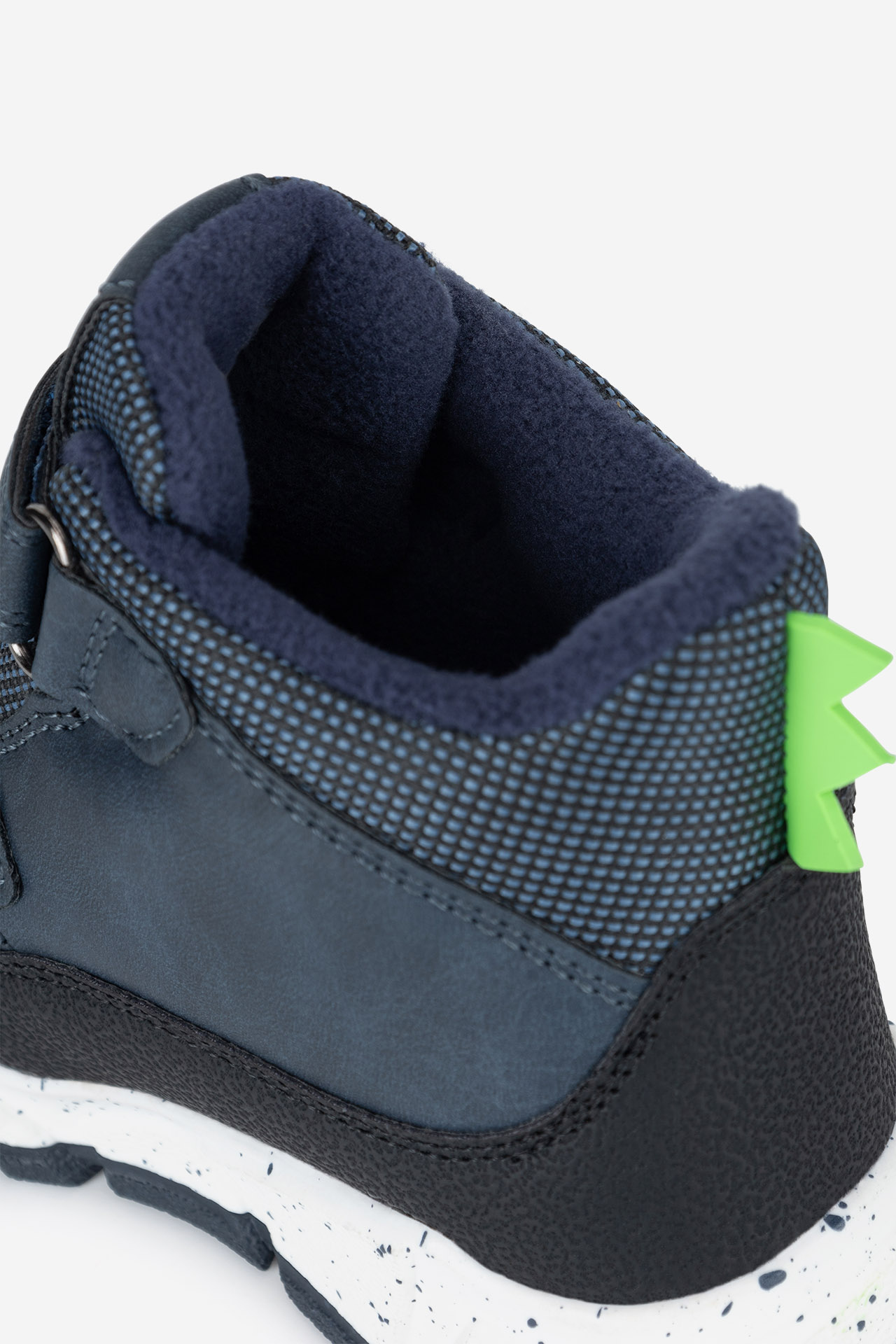 Gležnjarji z vezalkami Mornarsko modra