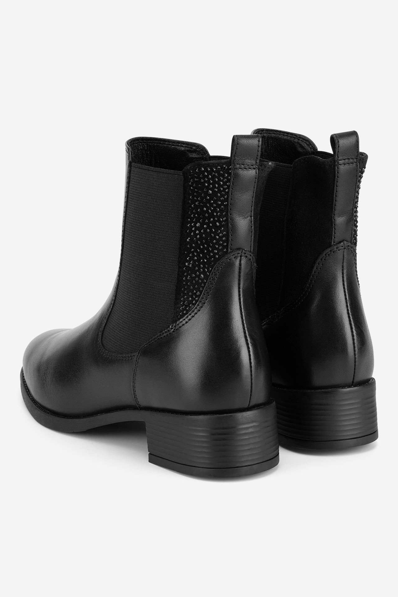 Členková obuv Čierna