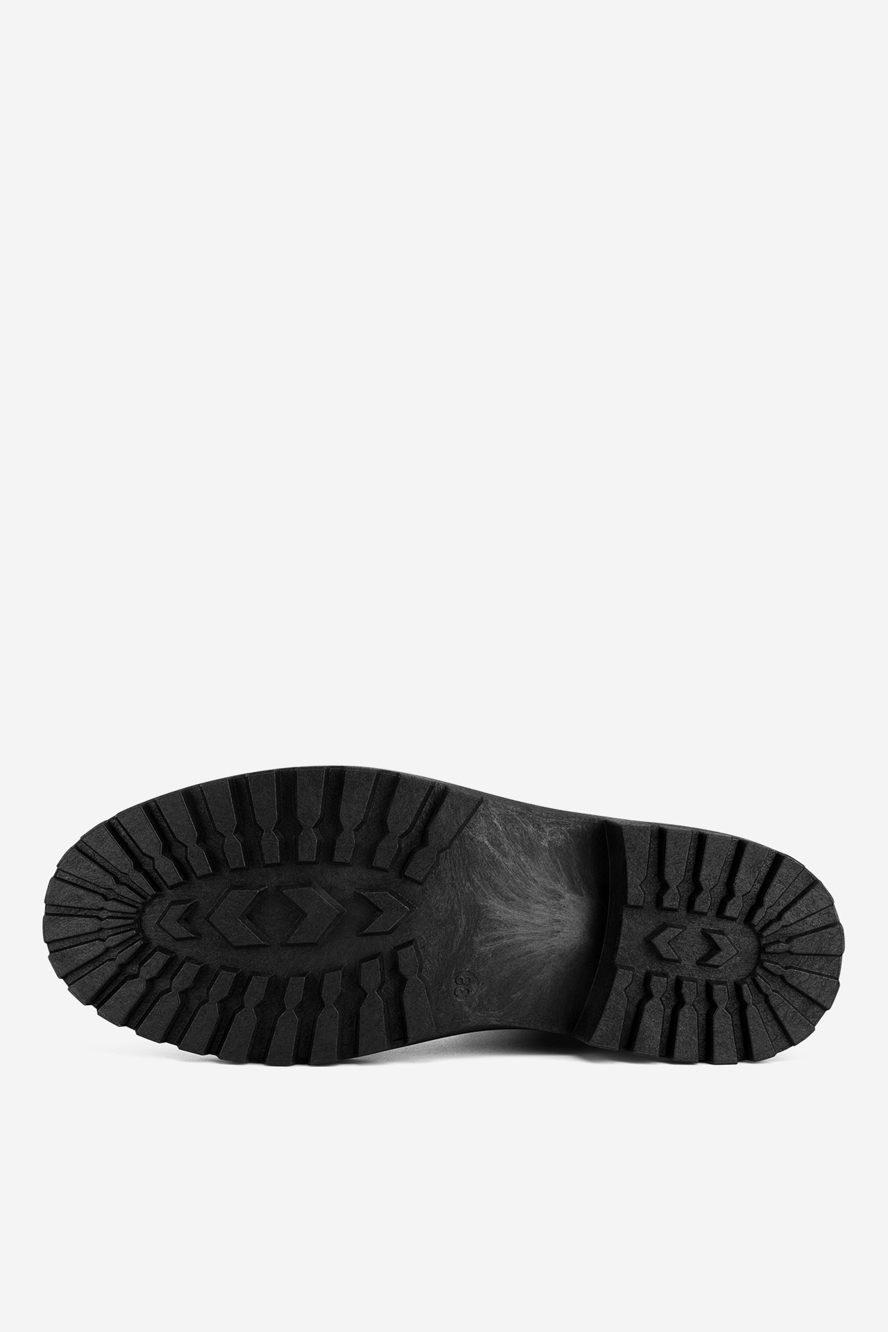 Šněrovací vyšší obuv ČERNÁ