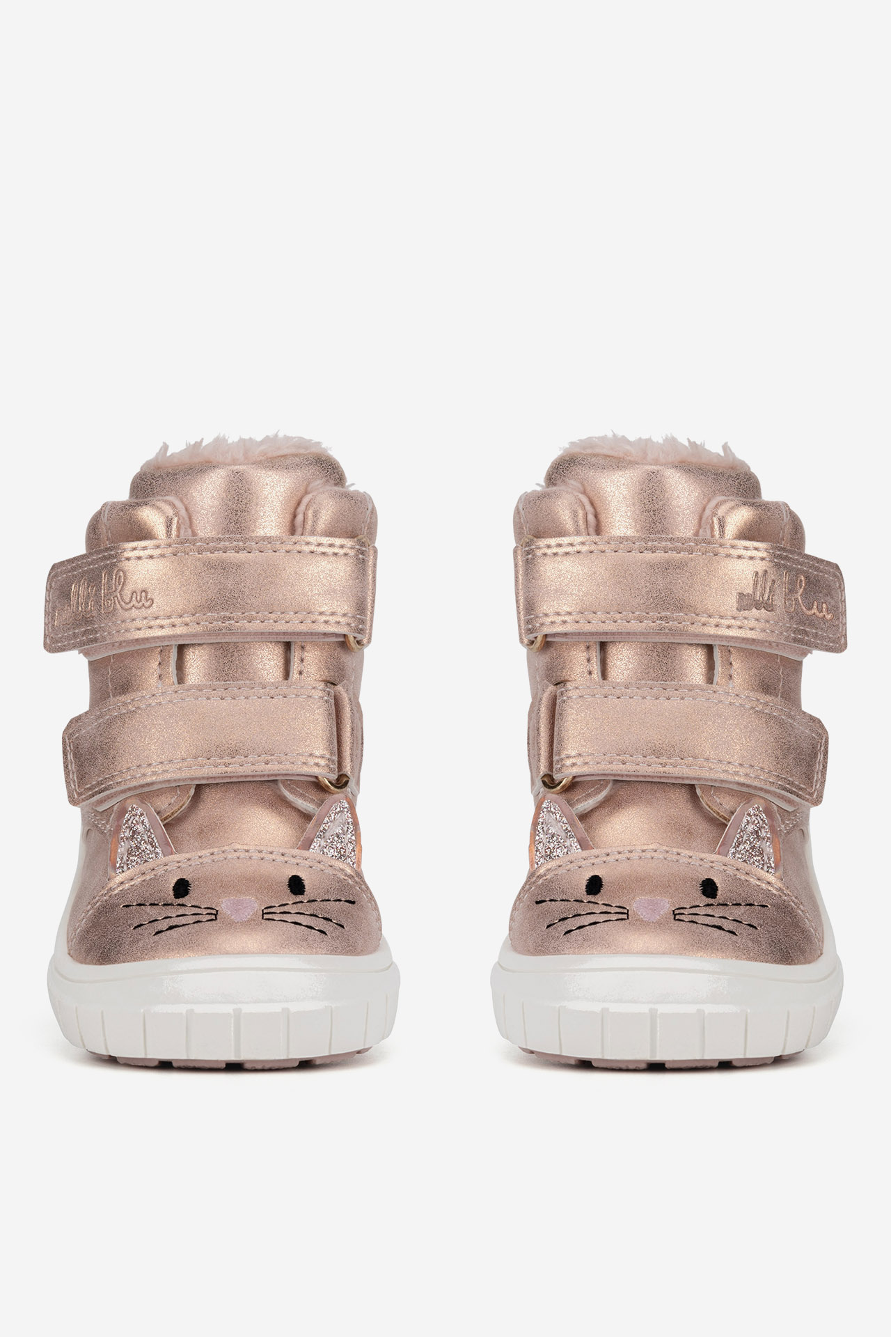 Šněrovací vyšší obuv SVĚTLE RŮŽOVÁ