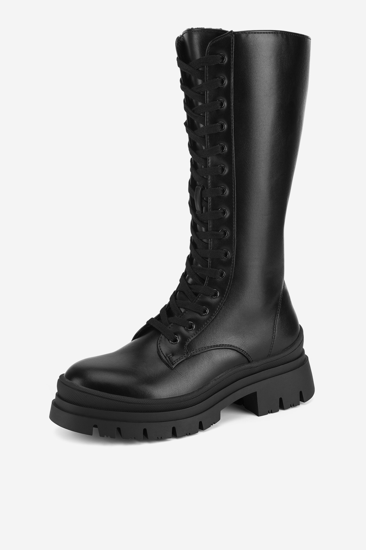 Šnurovacie topánky Čierna