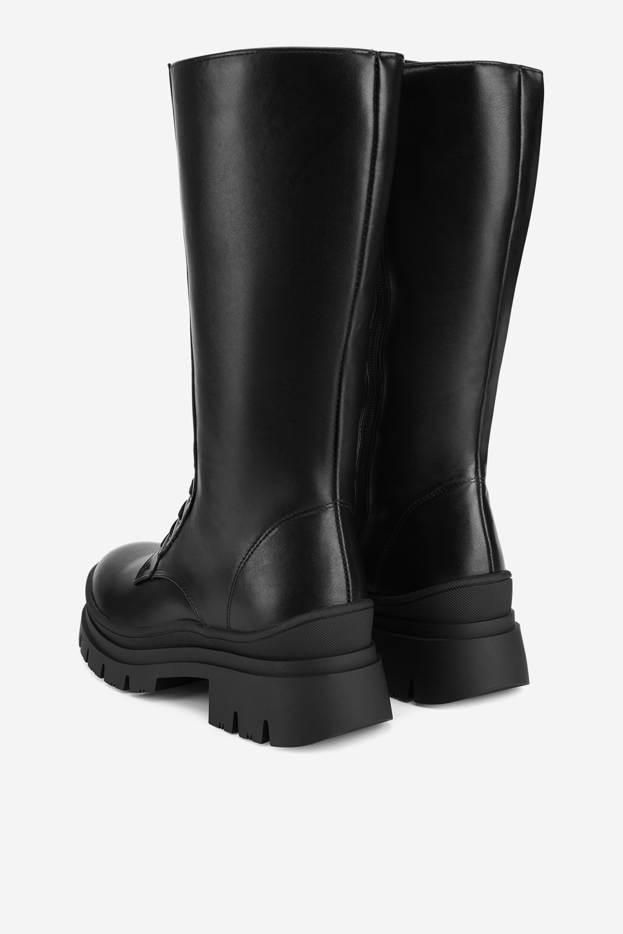 Šnurovacie topánky Čierna