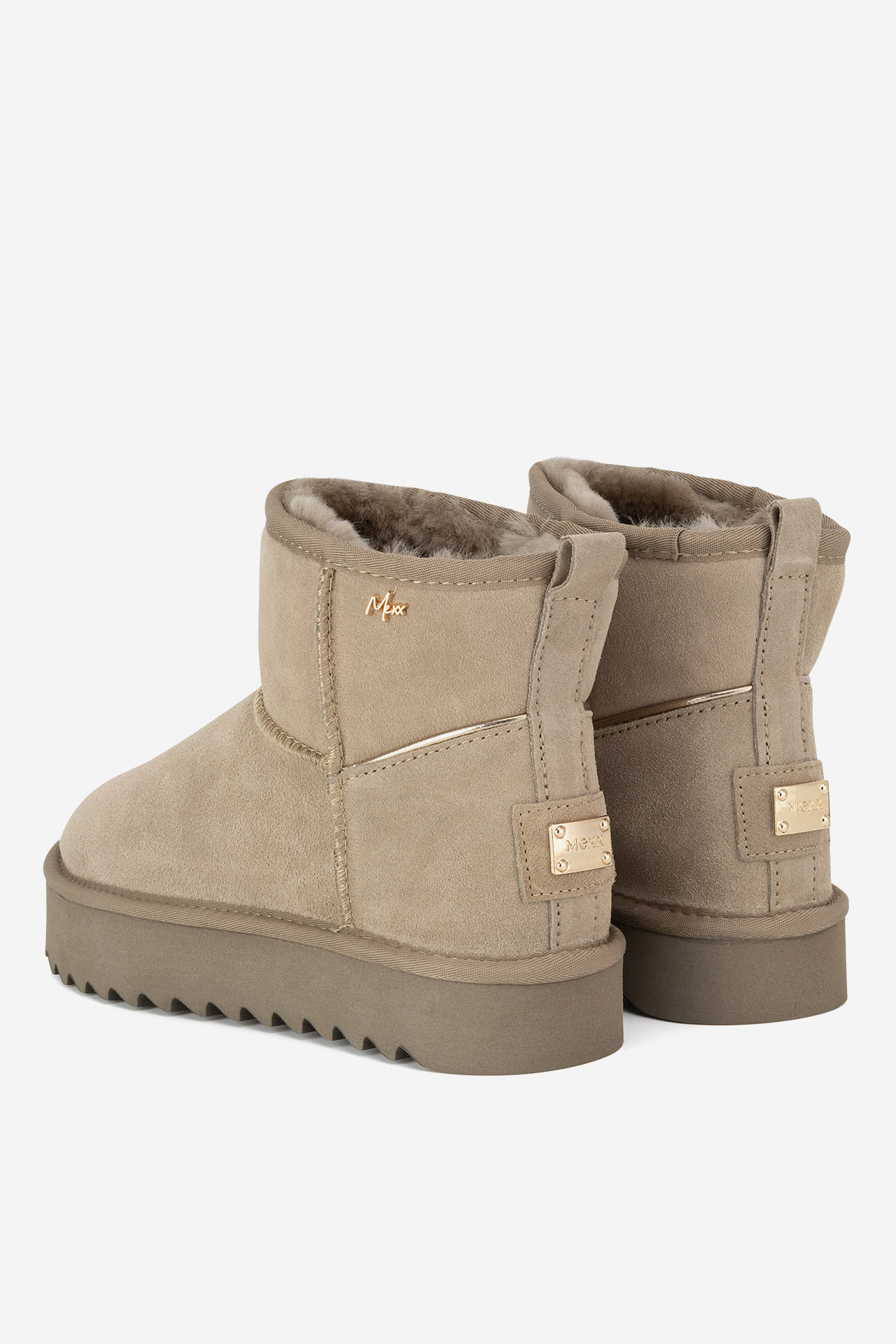 Kotníková obuv TMAVĚ BÉŽOVÁ