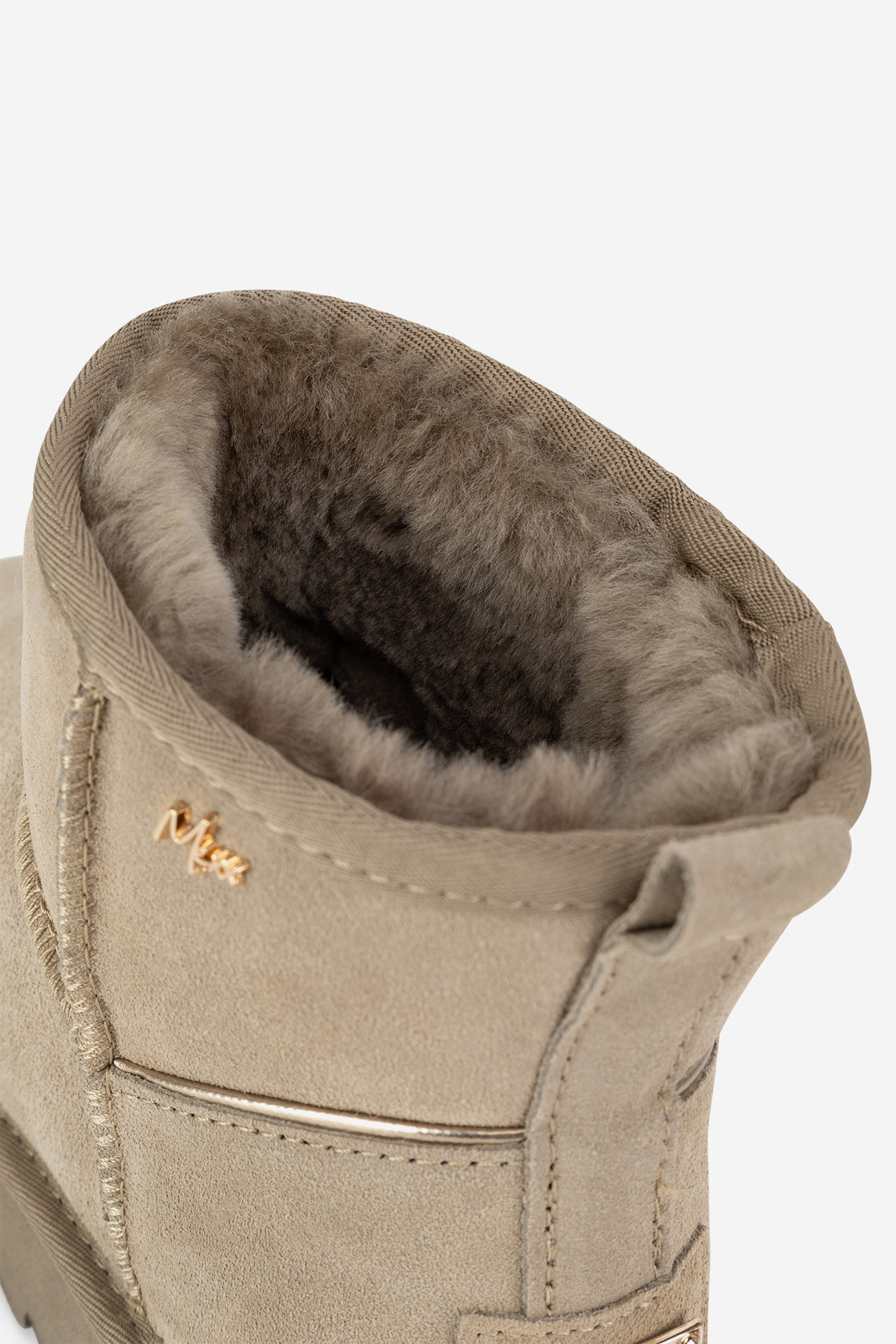 Kotníková obuv TMAVĚ BÉŽOVÁ