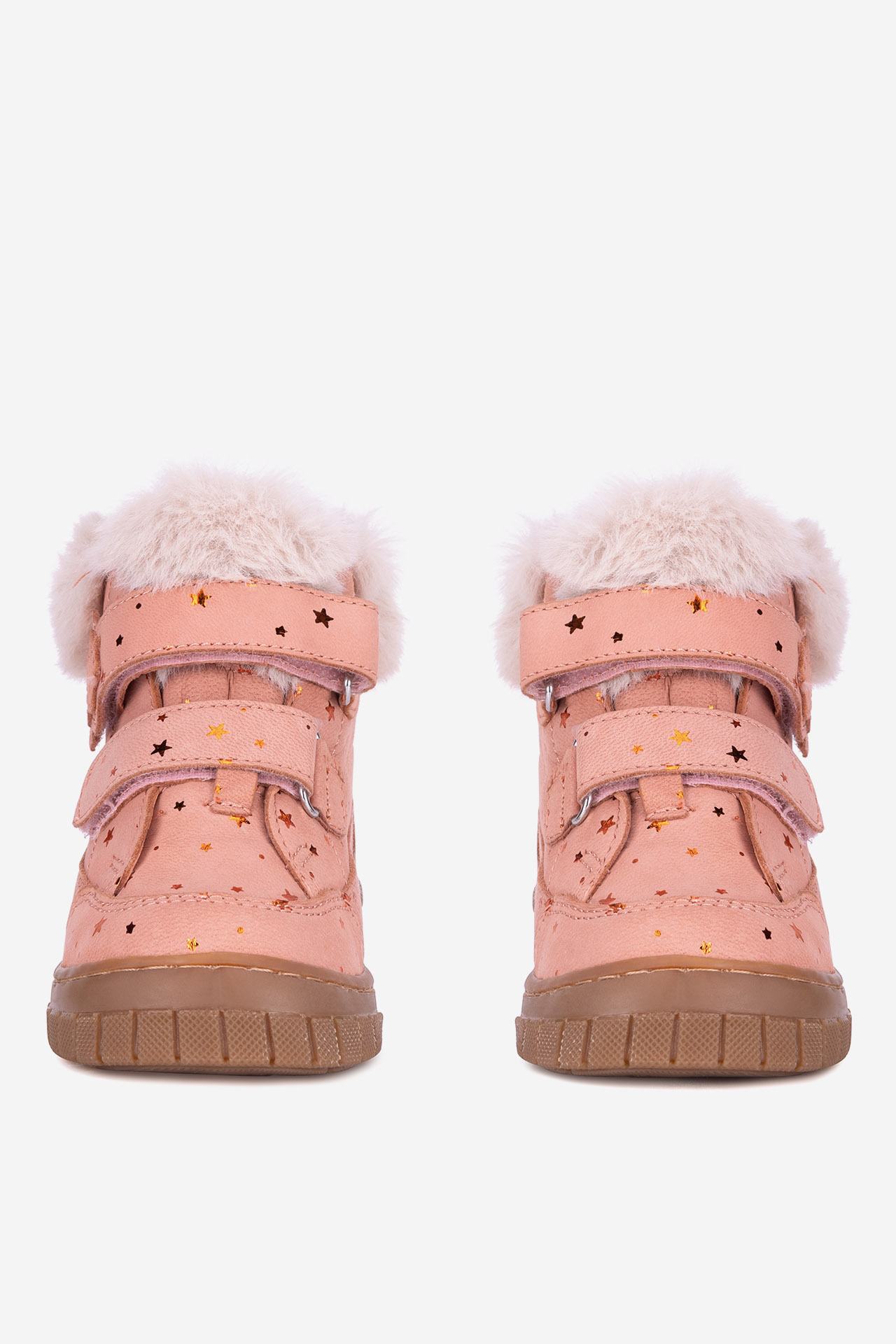 Šněrovací vyšší obuv ORANŽOVÁ