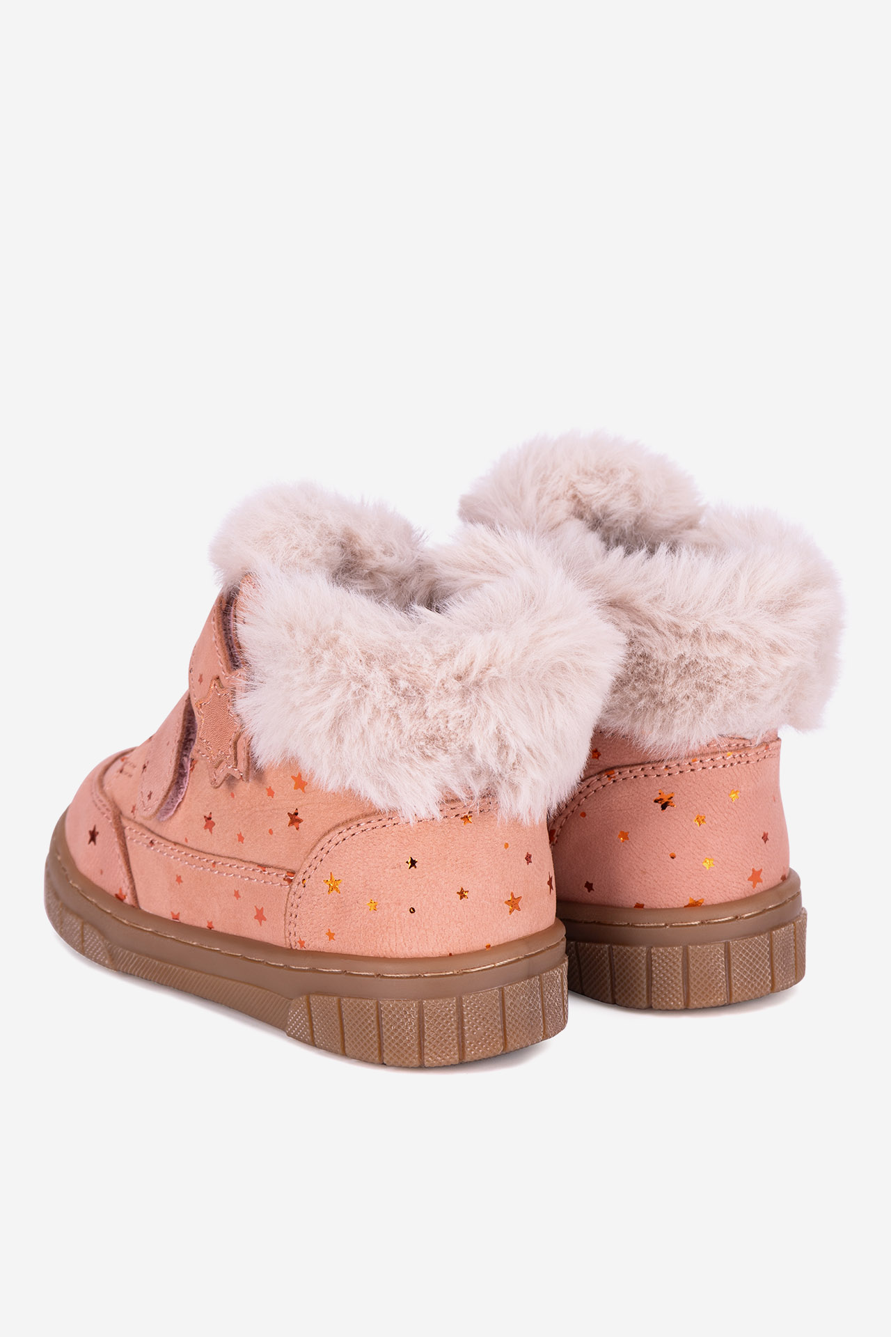 Šněrovací vyšší obuv ORANŽOVÁ