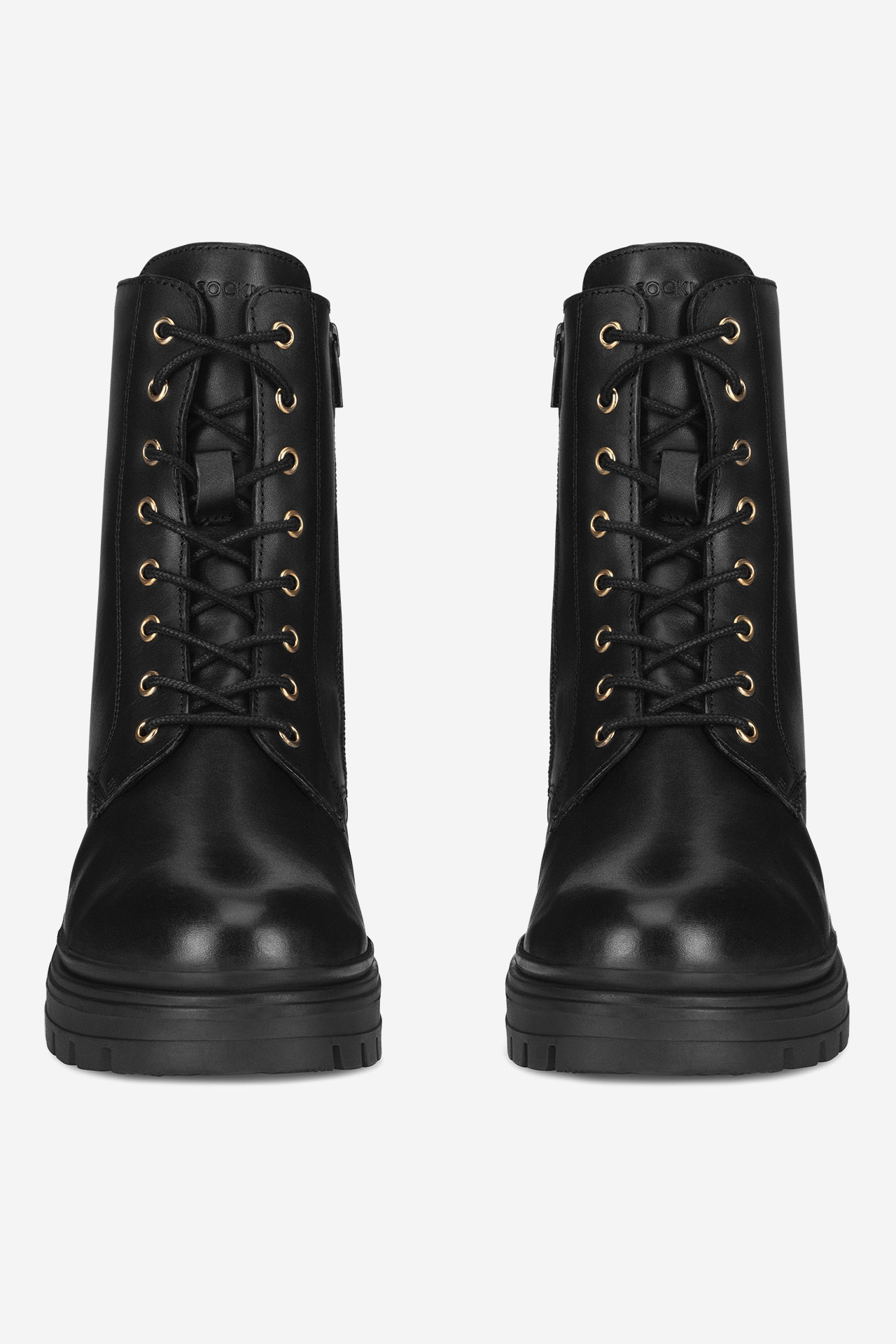 Gležnjarji z vezalkami Črna