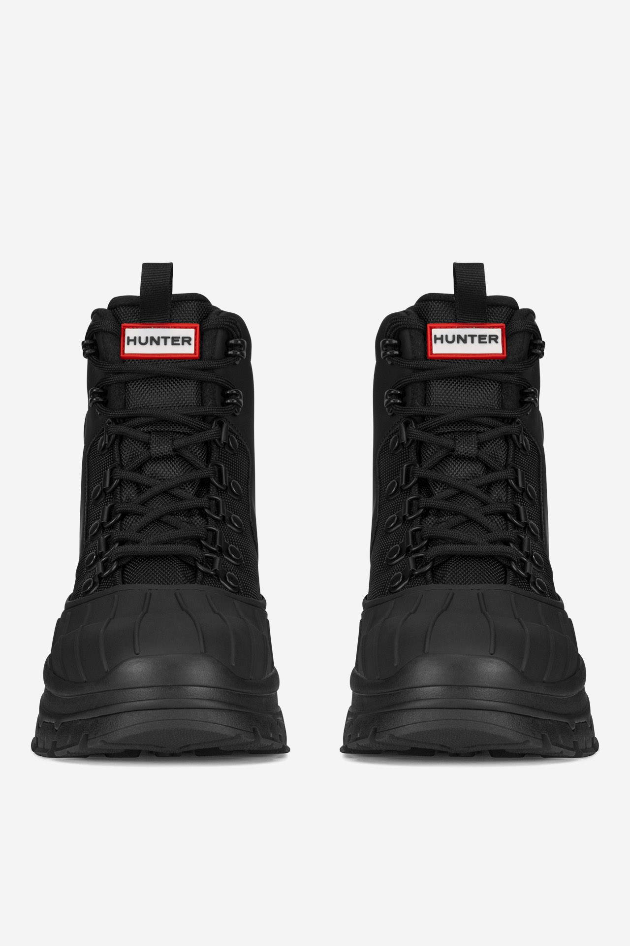 Šněrovací vyšší obuv ČERNÁ