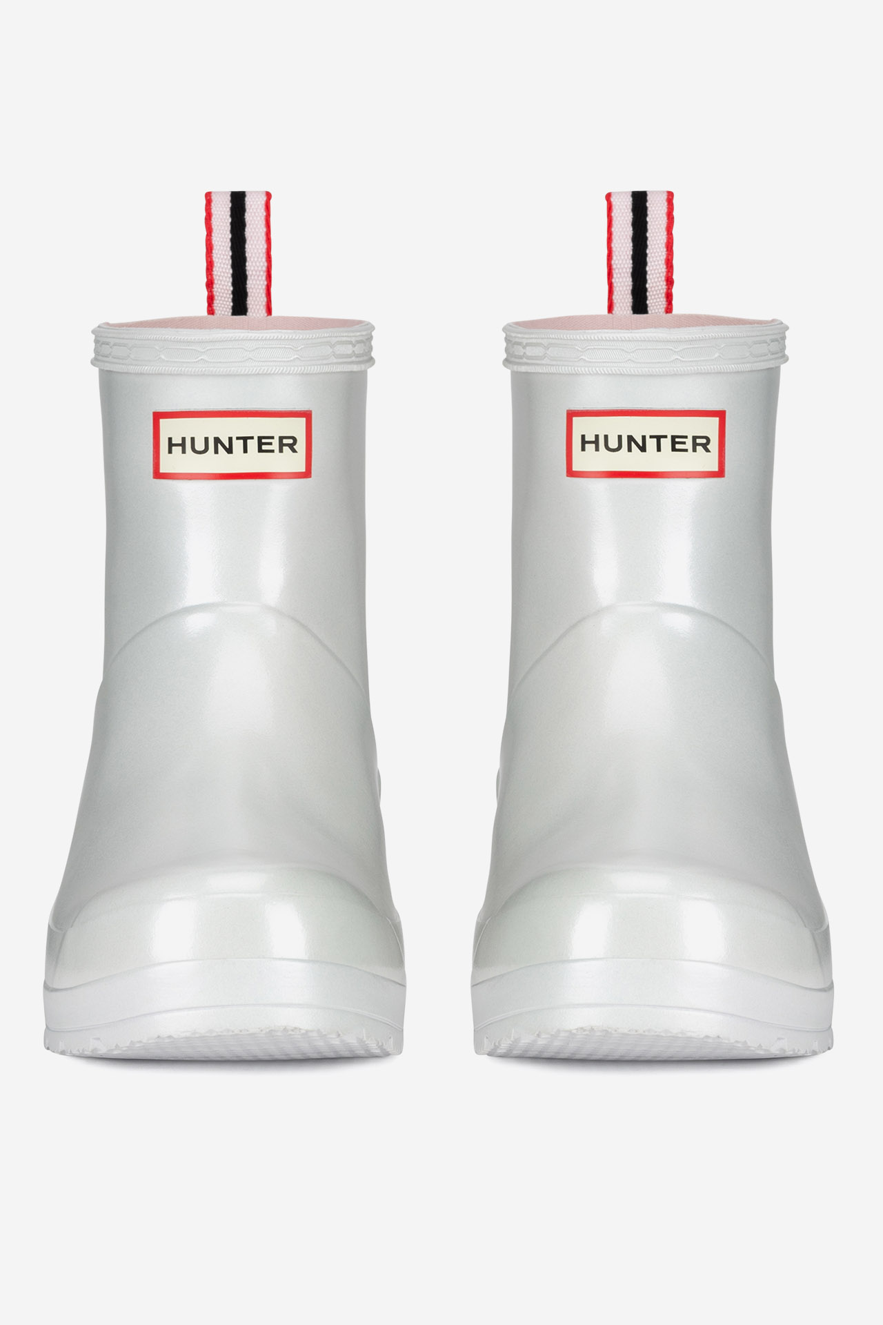 Gumijasti škornji Srebrna