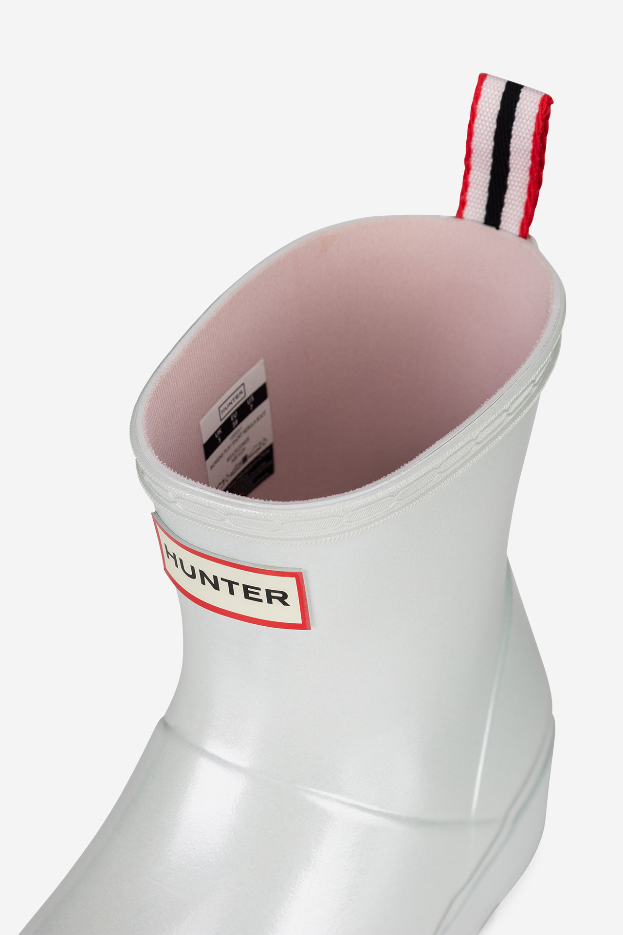 Gumijasti škornji Srebrna