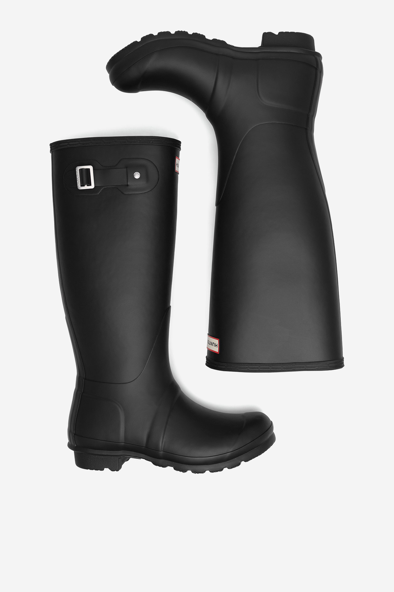 Gumijasti škornji Črna