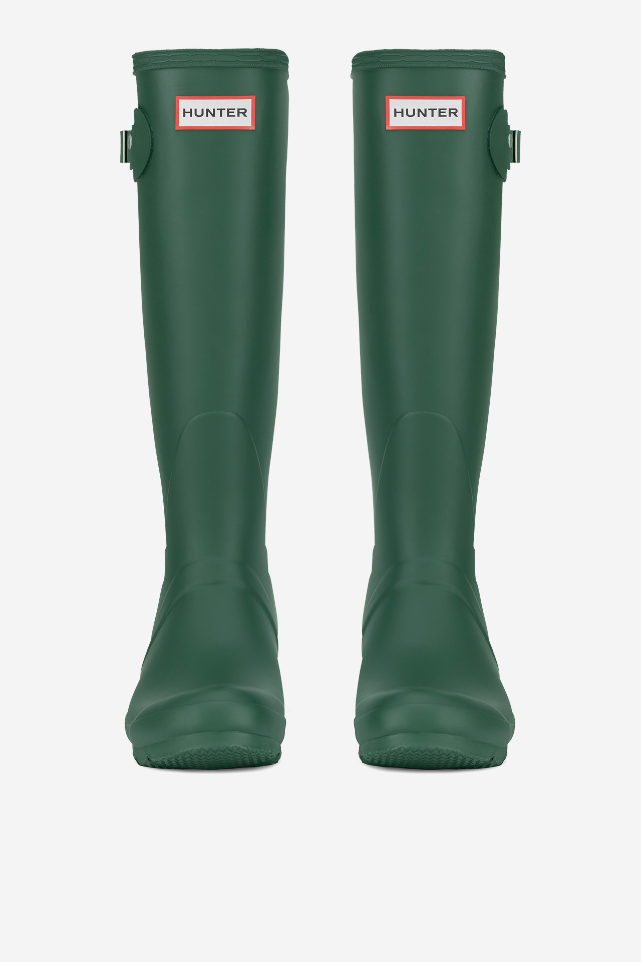 Gumijasti škornji Temno zelena