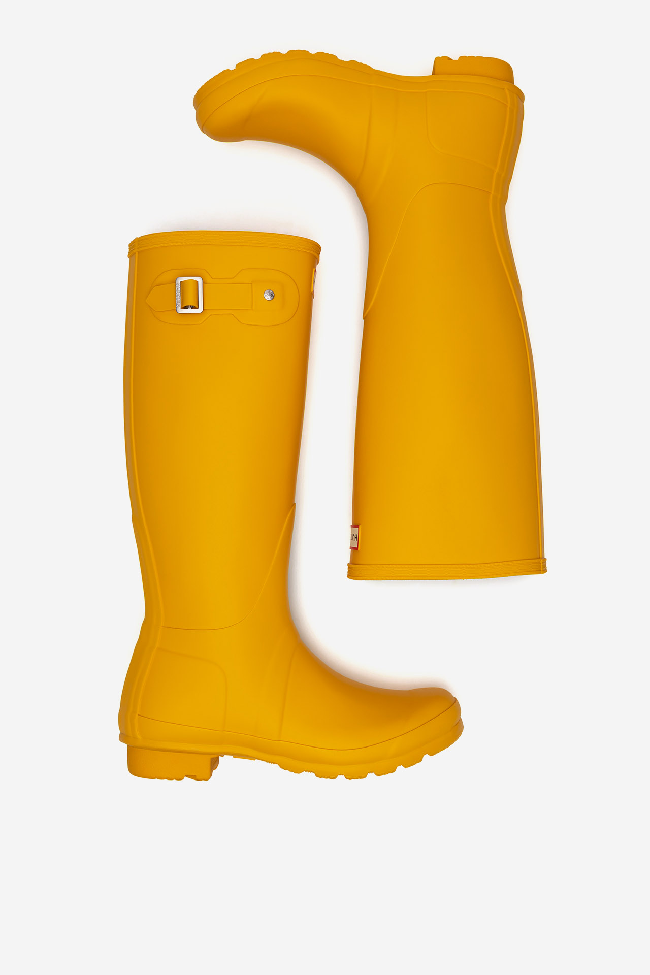 Gumijasti škornji Rumena