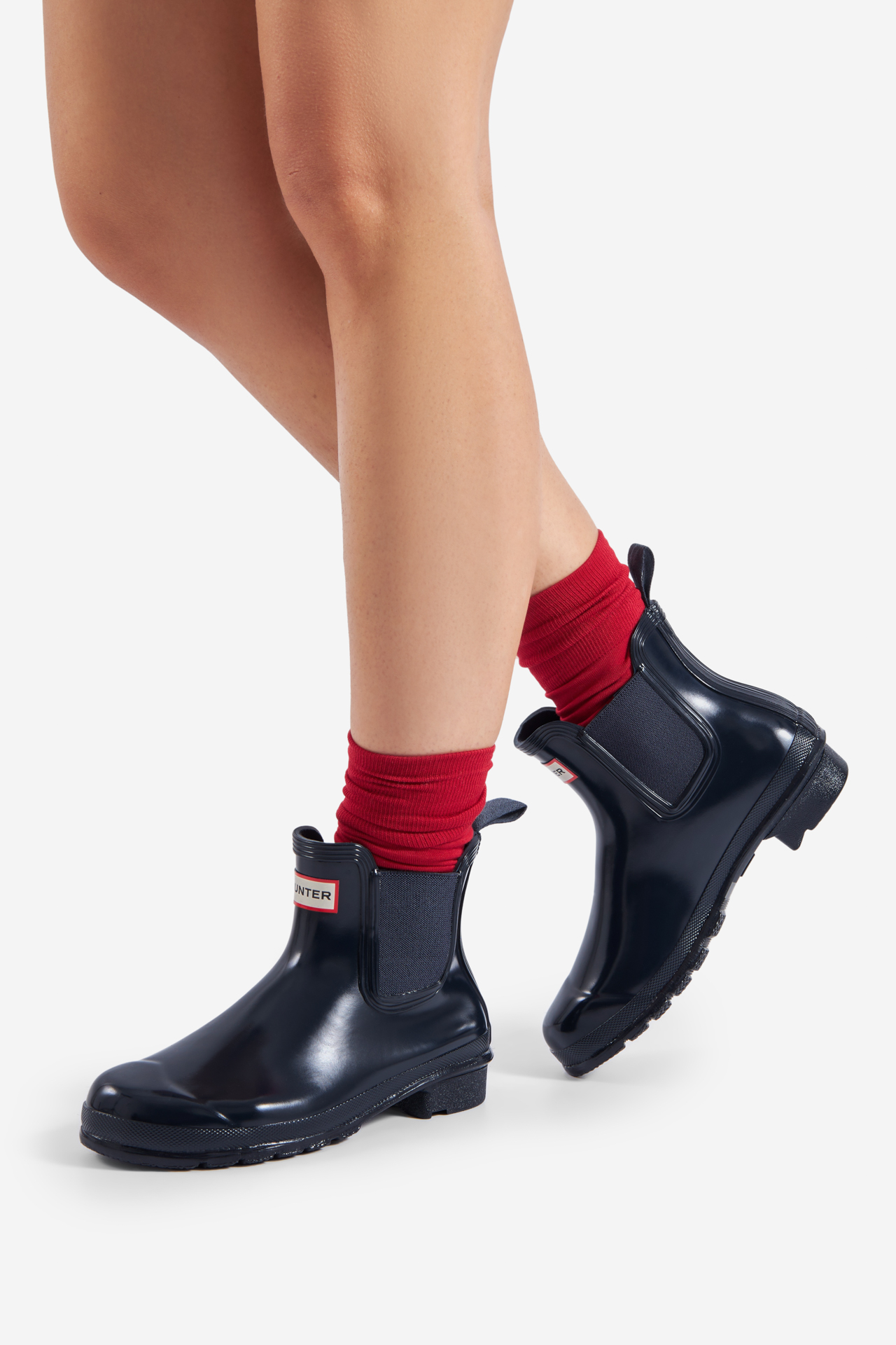 Gumijasti škornji Mornarsko modra