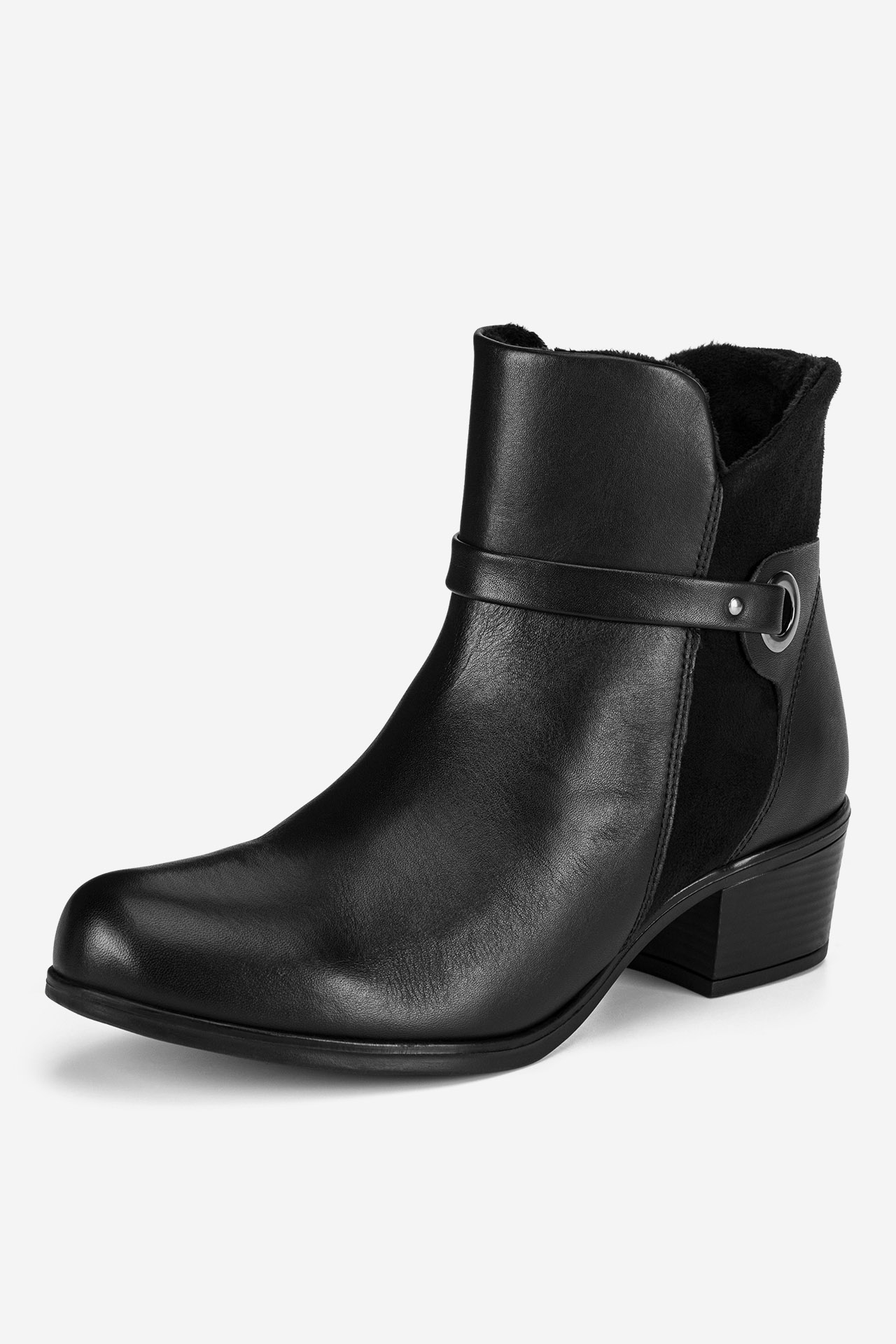 Kotníková obuv ČERNÁ