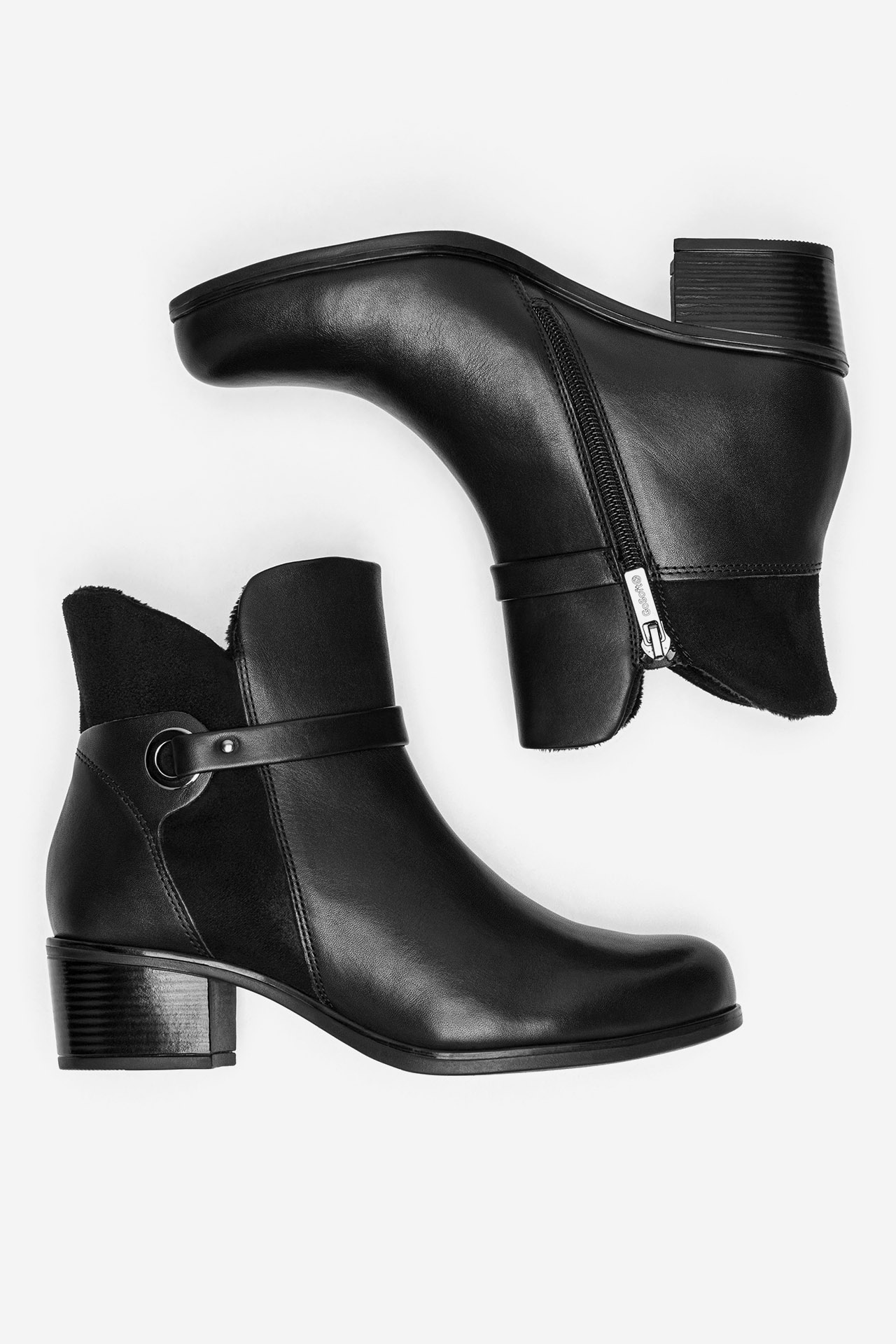 Kotníková obuv ČERNÁ