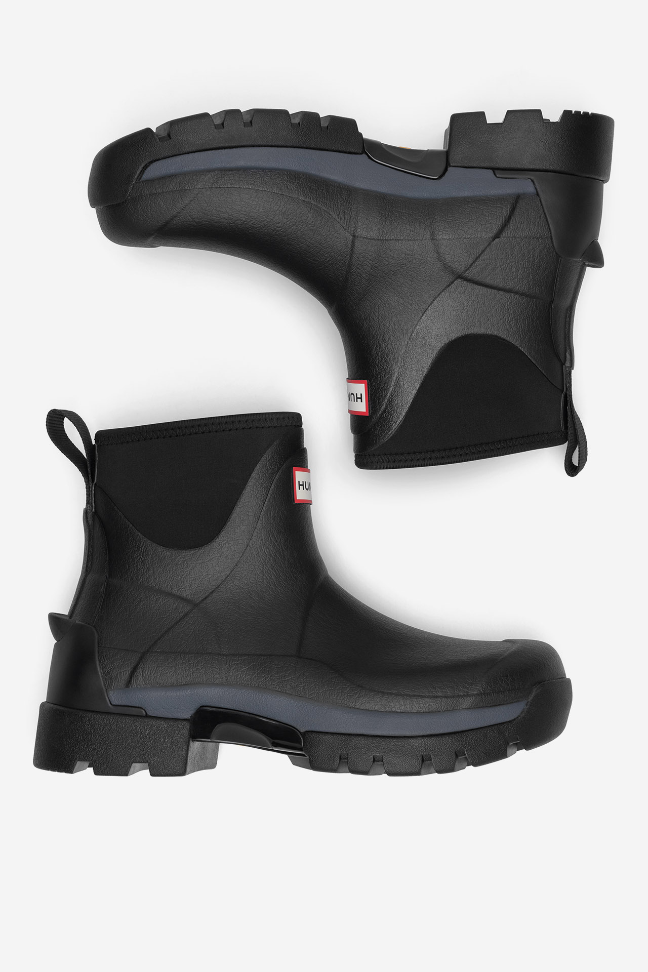 Gumijasti škornji Črna