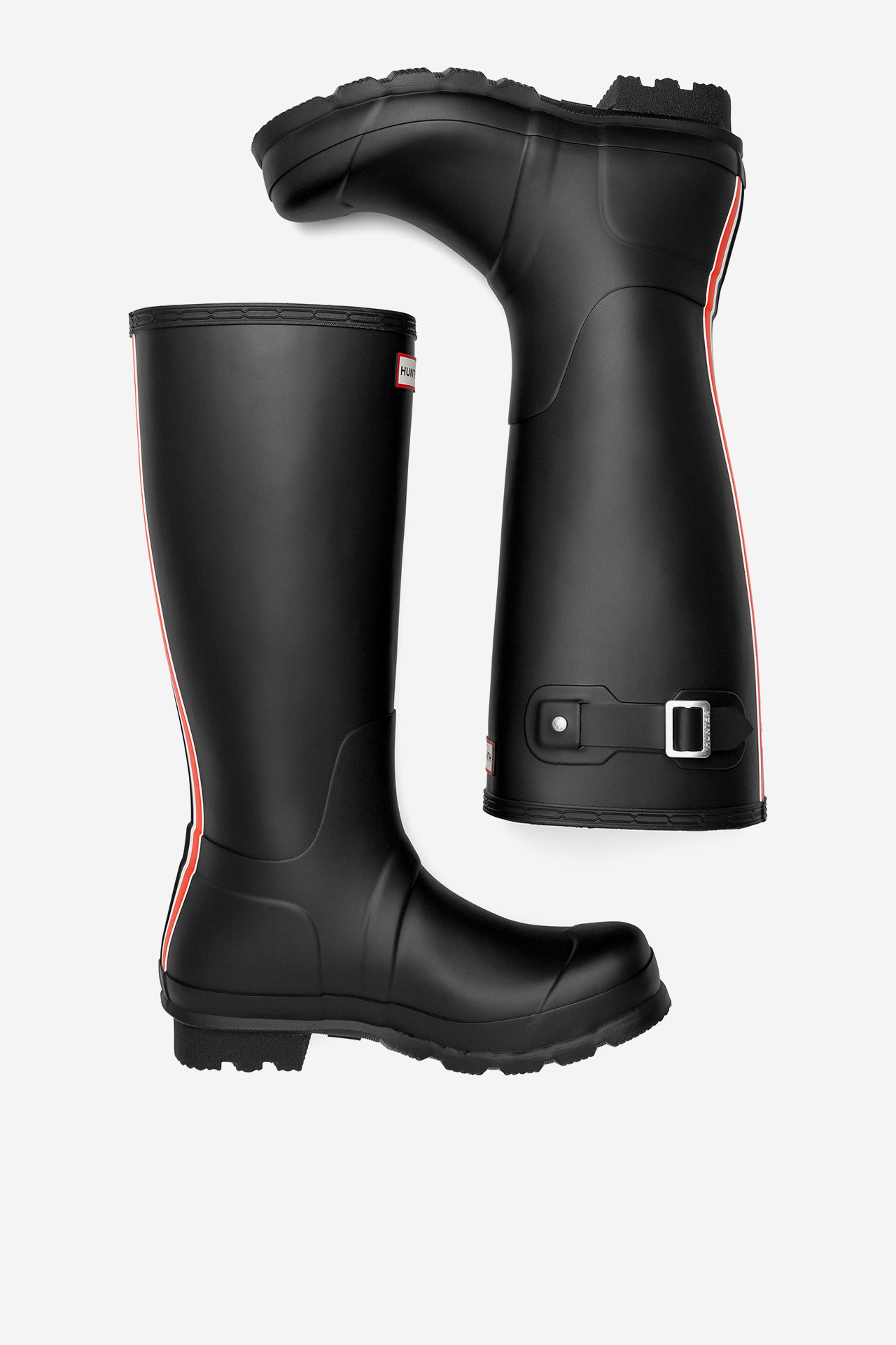 Gumijasti škornji Črna