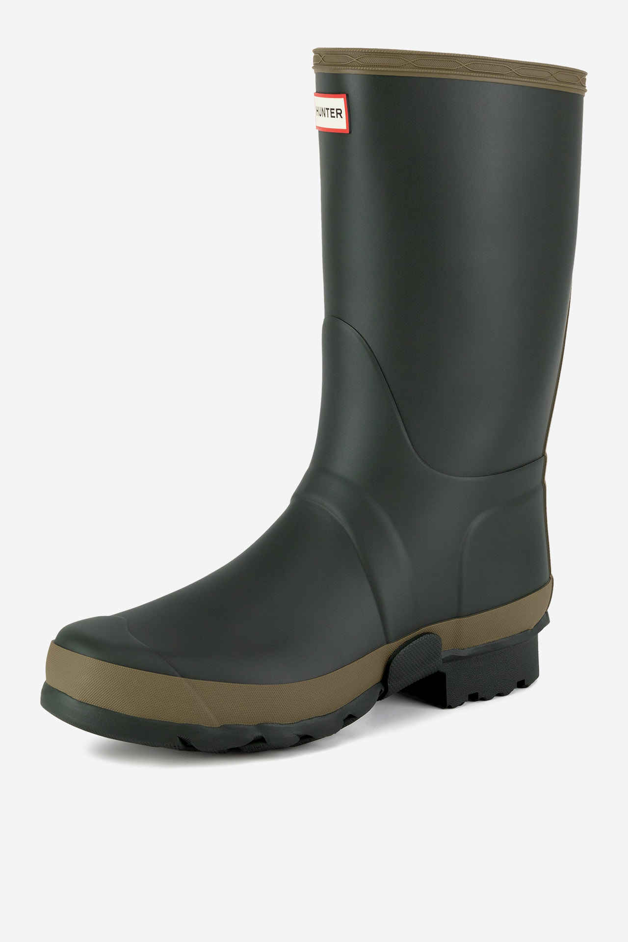 Gumijasti škornji Temno zelena