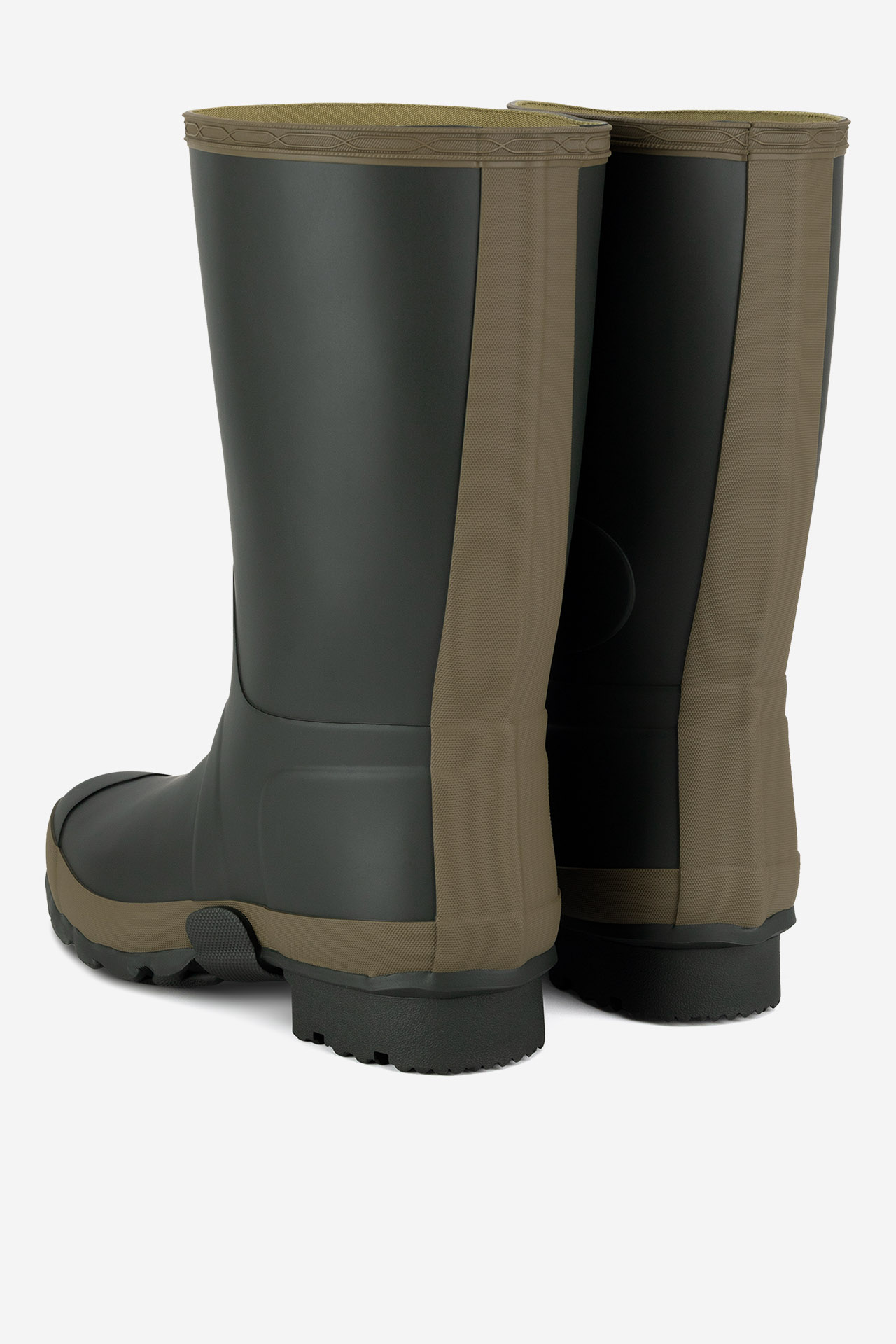 Gumijasti škornji Temno zelena