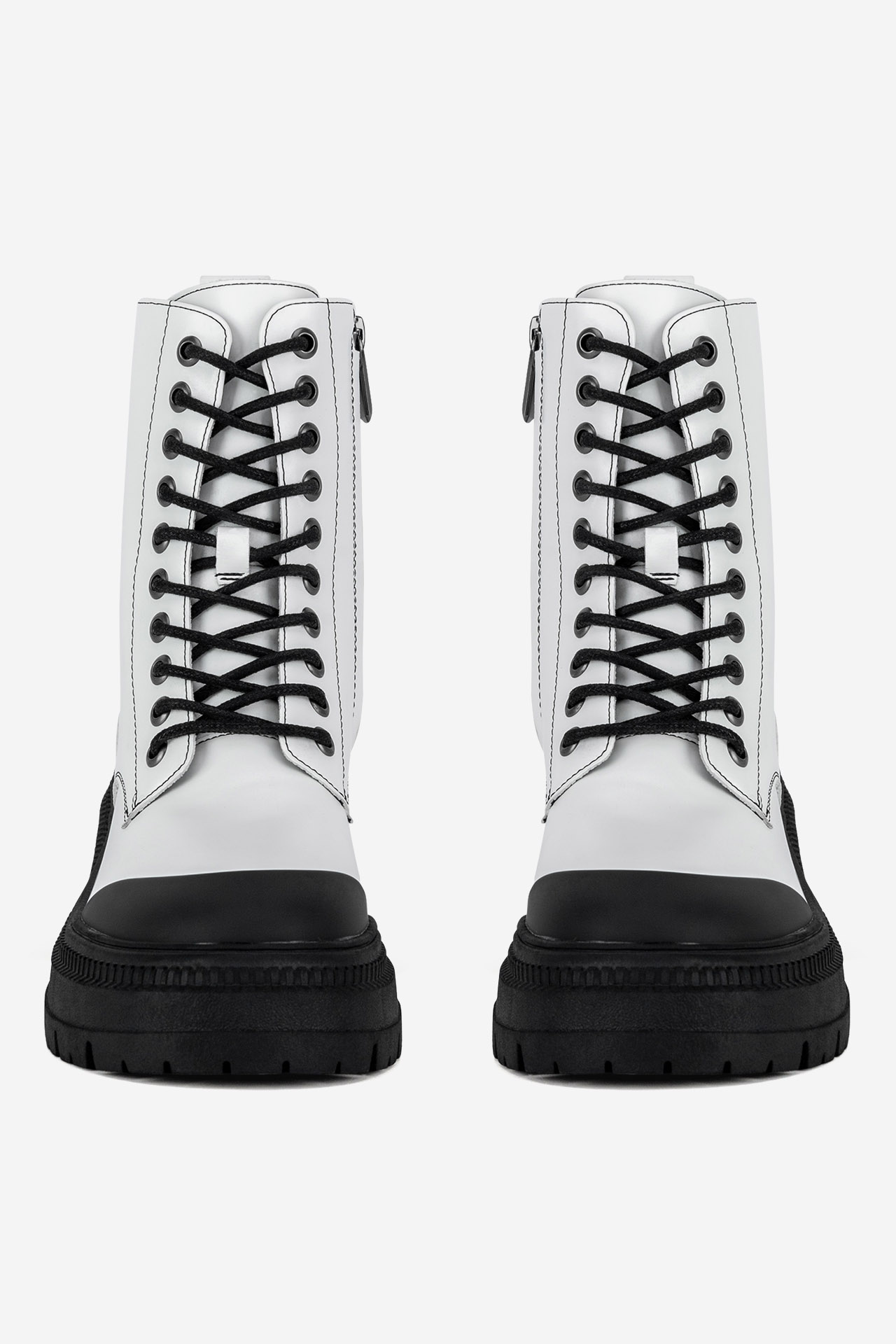 Kotníková obuv BÍLÁ