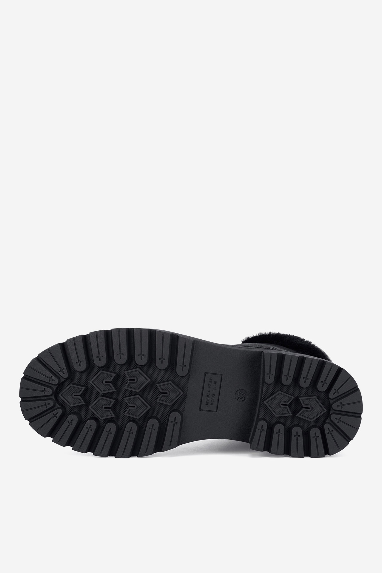 Šněrovací vyšší obuv ČERNÁ